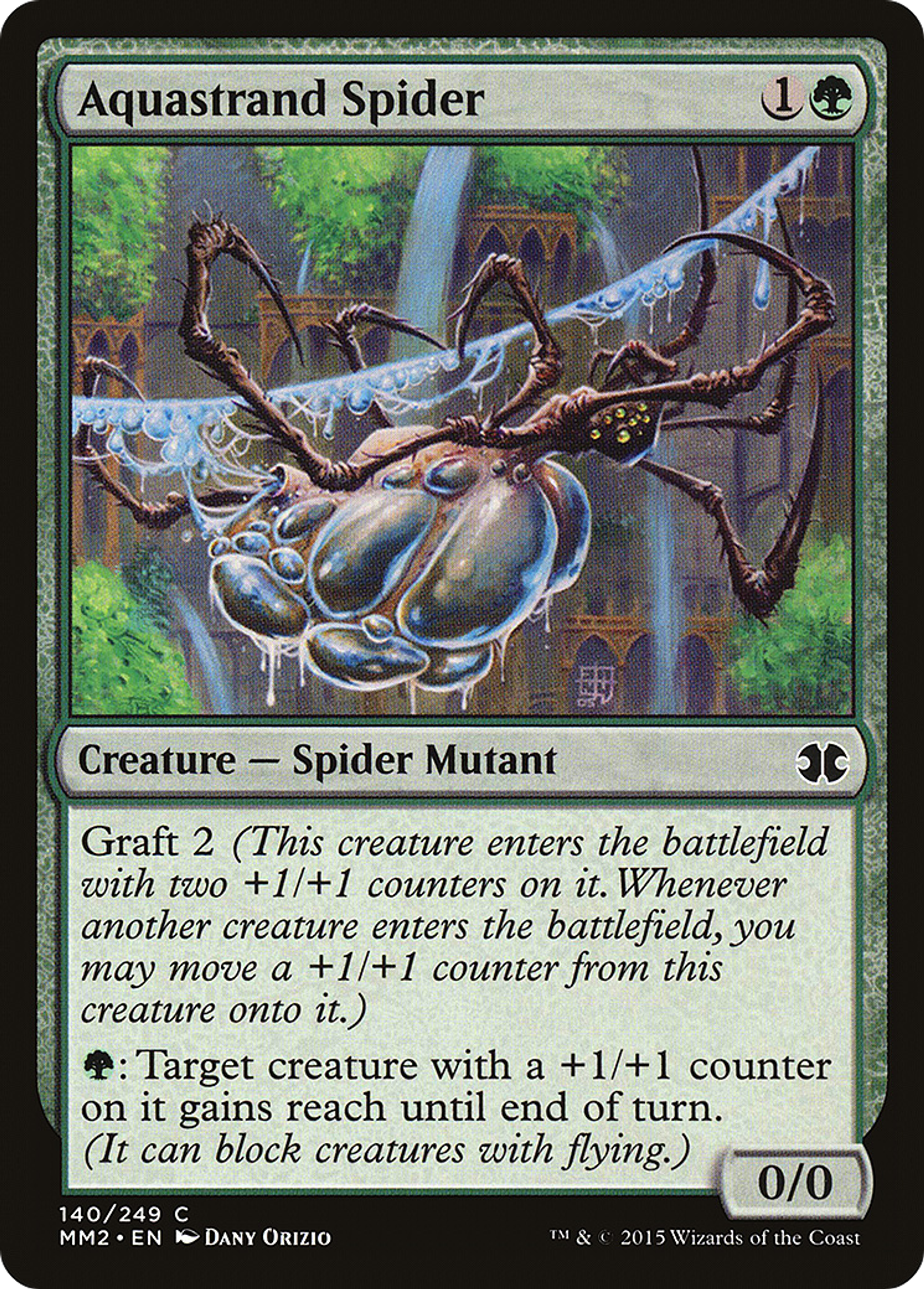 Aquastrand Spider — Modern Masters 2015 — Magic: The Gathering