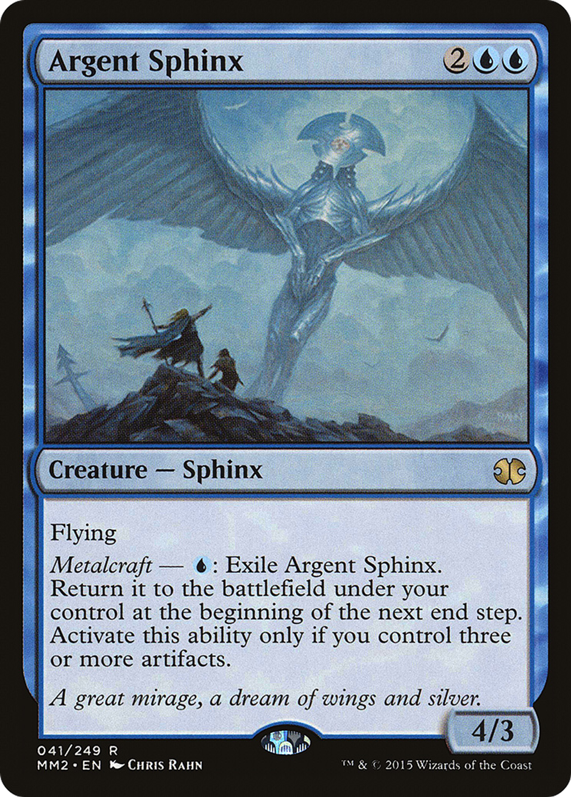 Argent Sphinx — Modern Masters 2015 — Magic: The Gathering