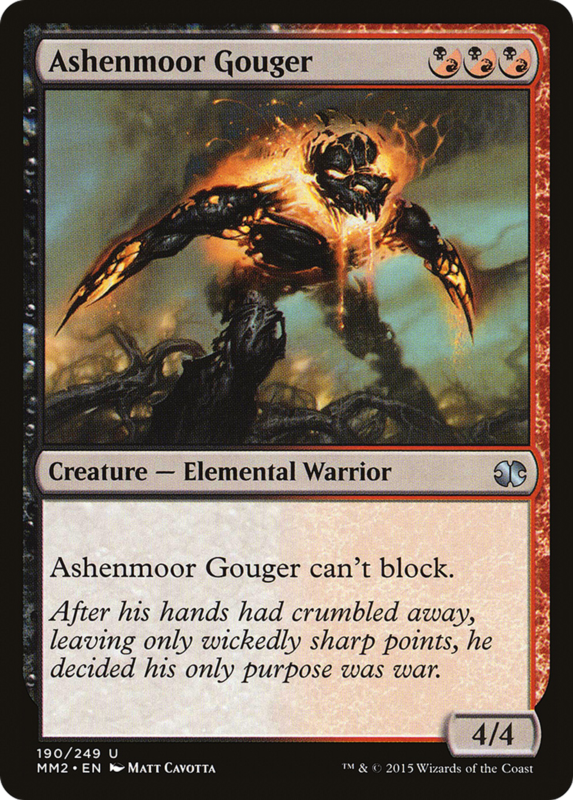 Ashenmoor Gouger — Modern Masters 2015 — Magic: The Gathering
