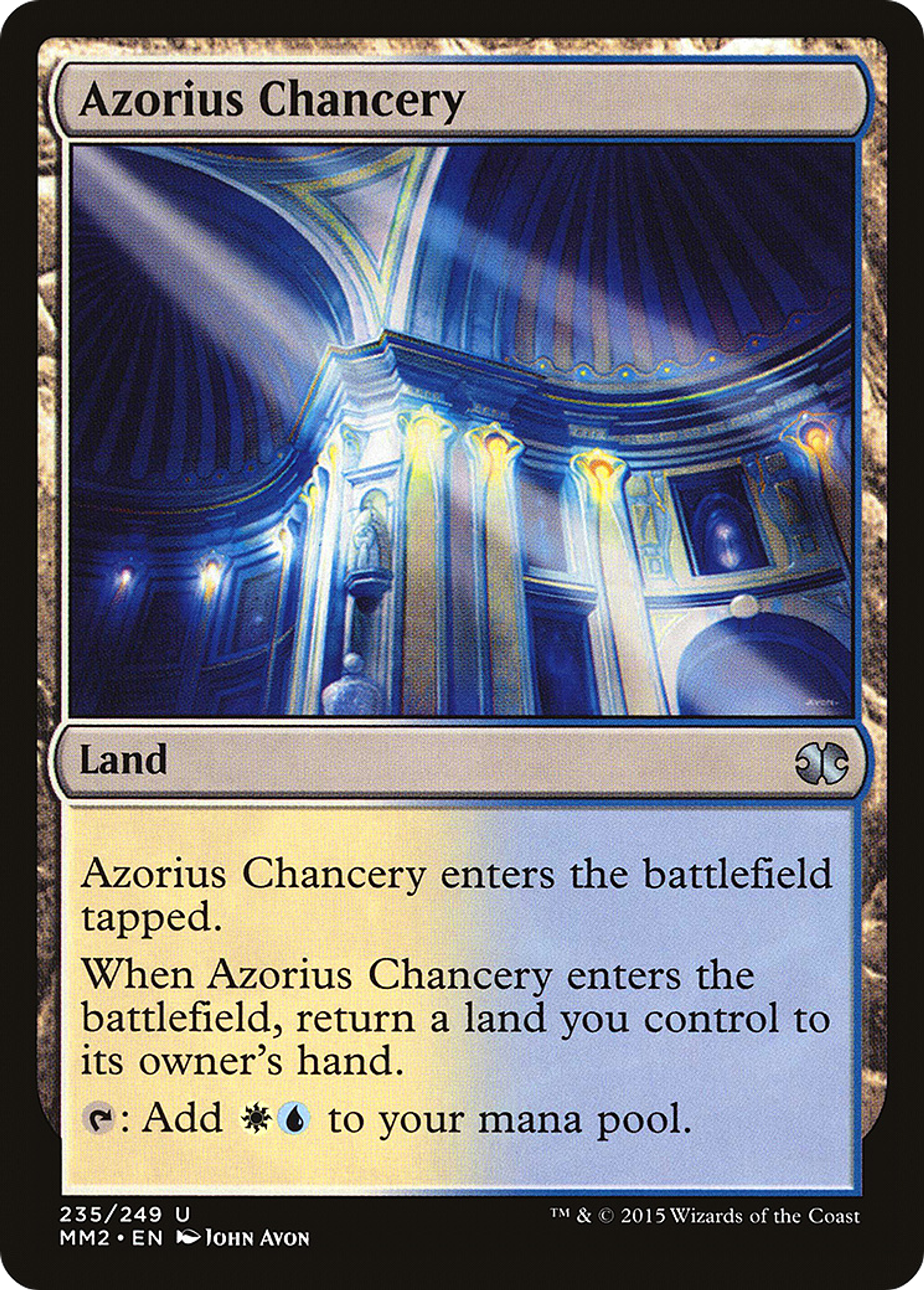 Azorius Chancery — Modern Masters 2015 — Magic: The Gathering