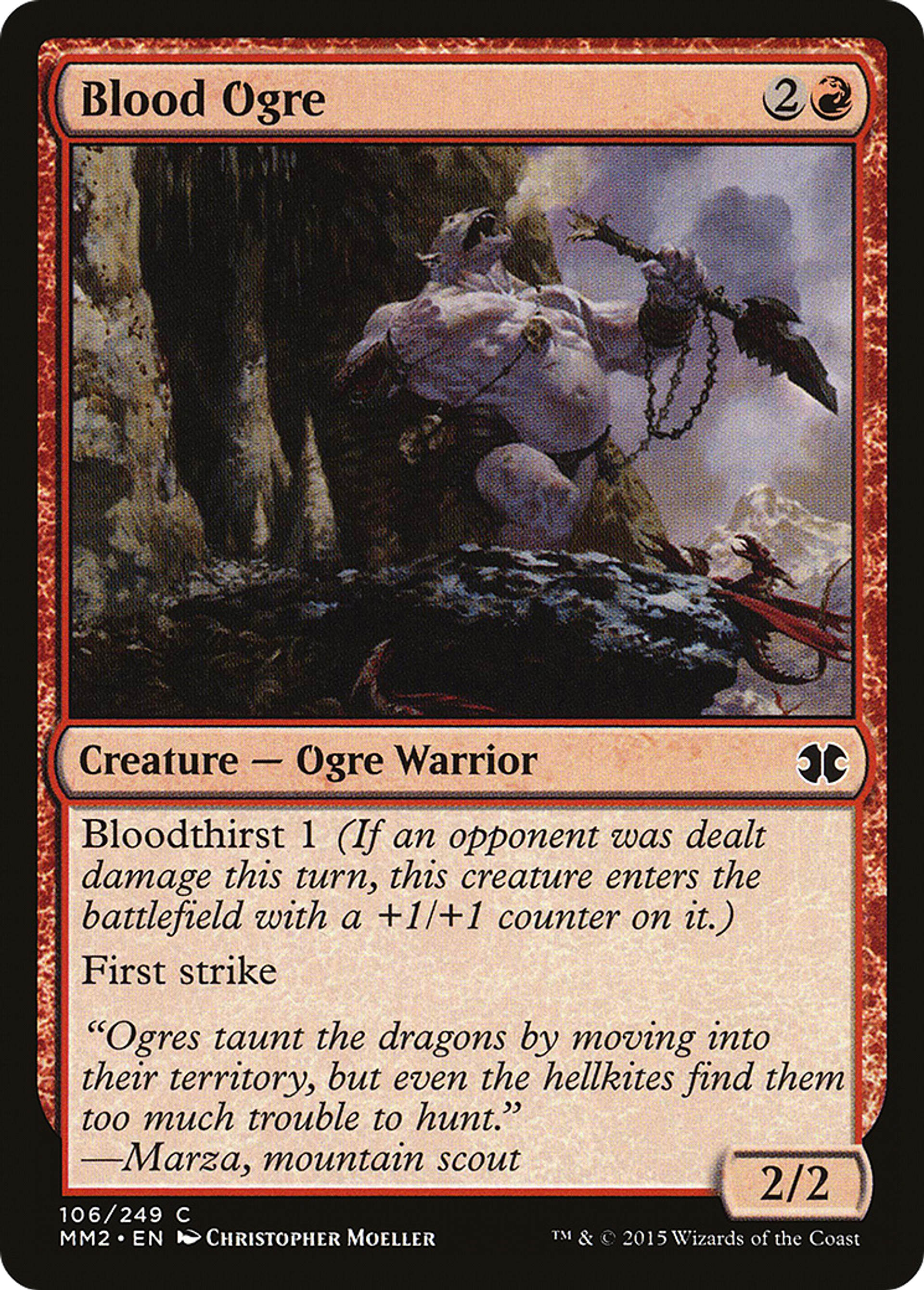 Blood Ogre — Modern Masters 2015 — Magic: The Gathering