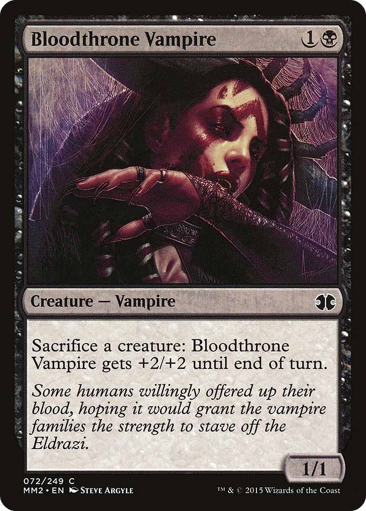 Bloodthrone Vampire — Modern Masters 2015 — Magic: The Gathering