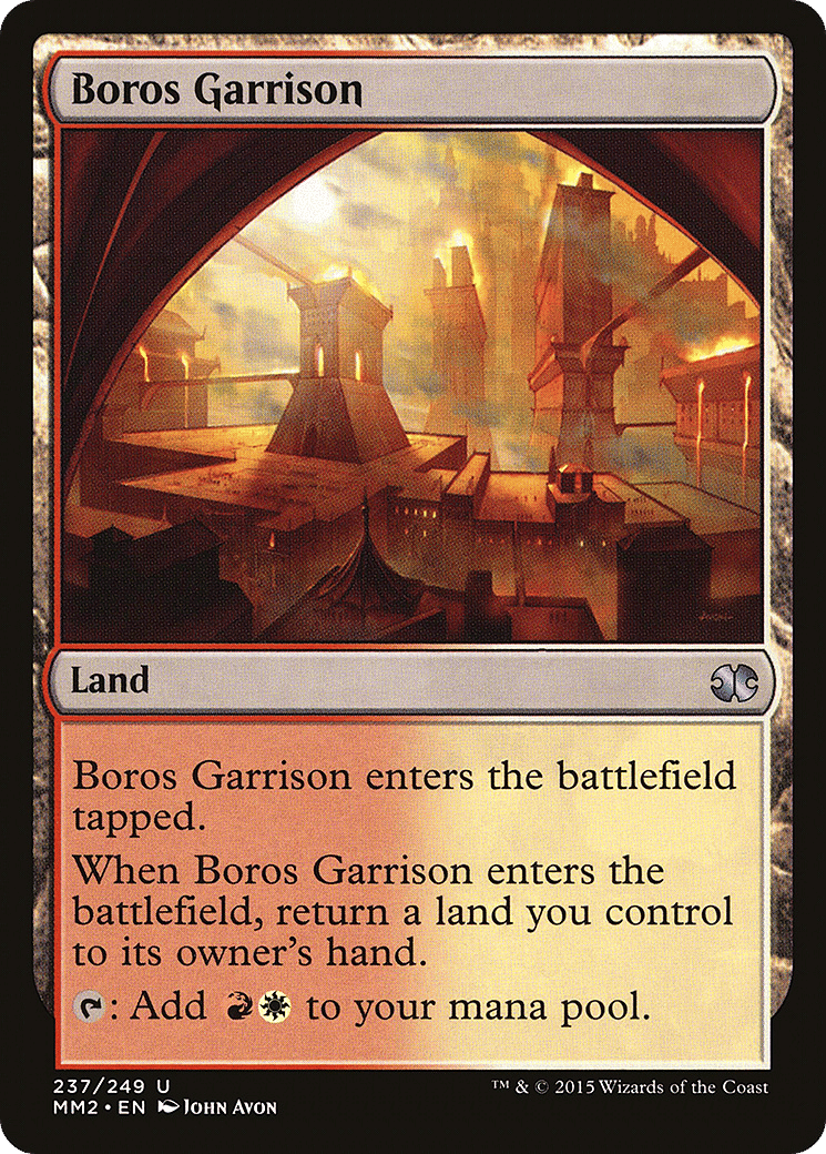 Boros Garrison — Modern Masters 2015 — Magic: The Gathering