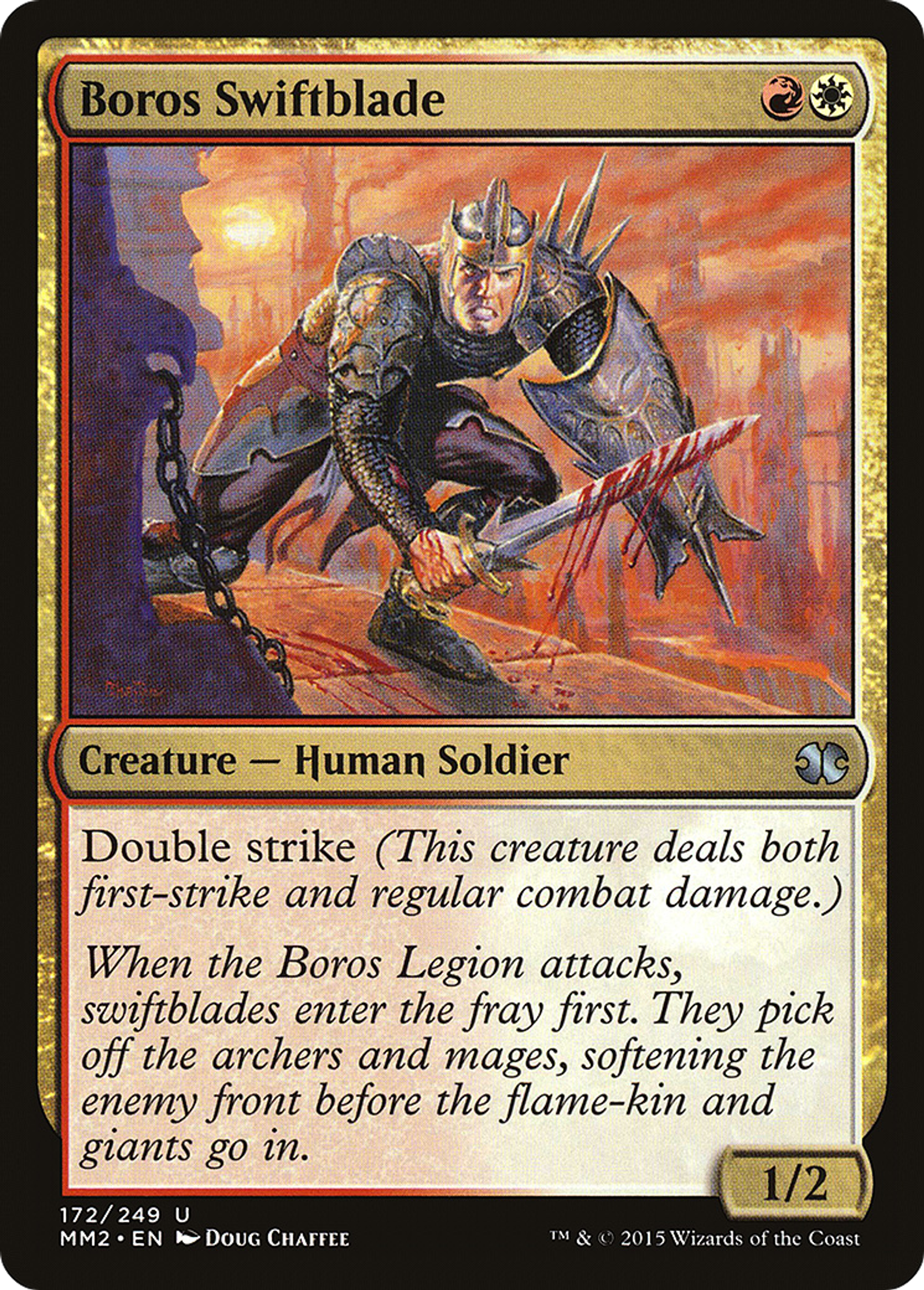 Boros Swiftblade — Modern Masters 2015 — Magic: The Gathering