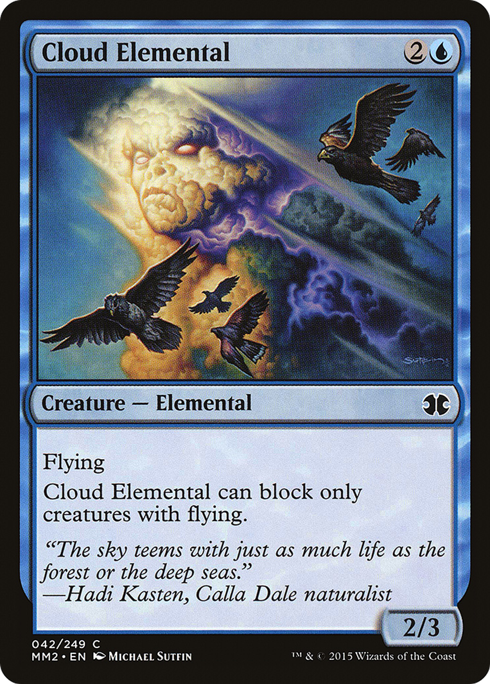Cloud Elemental — Modern Masters 2015 — Magic: The Gathering