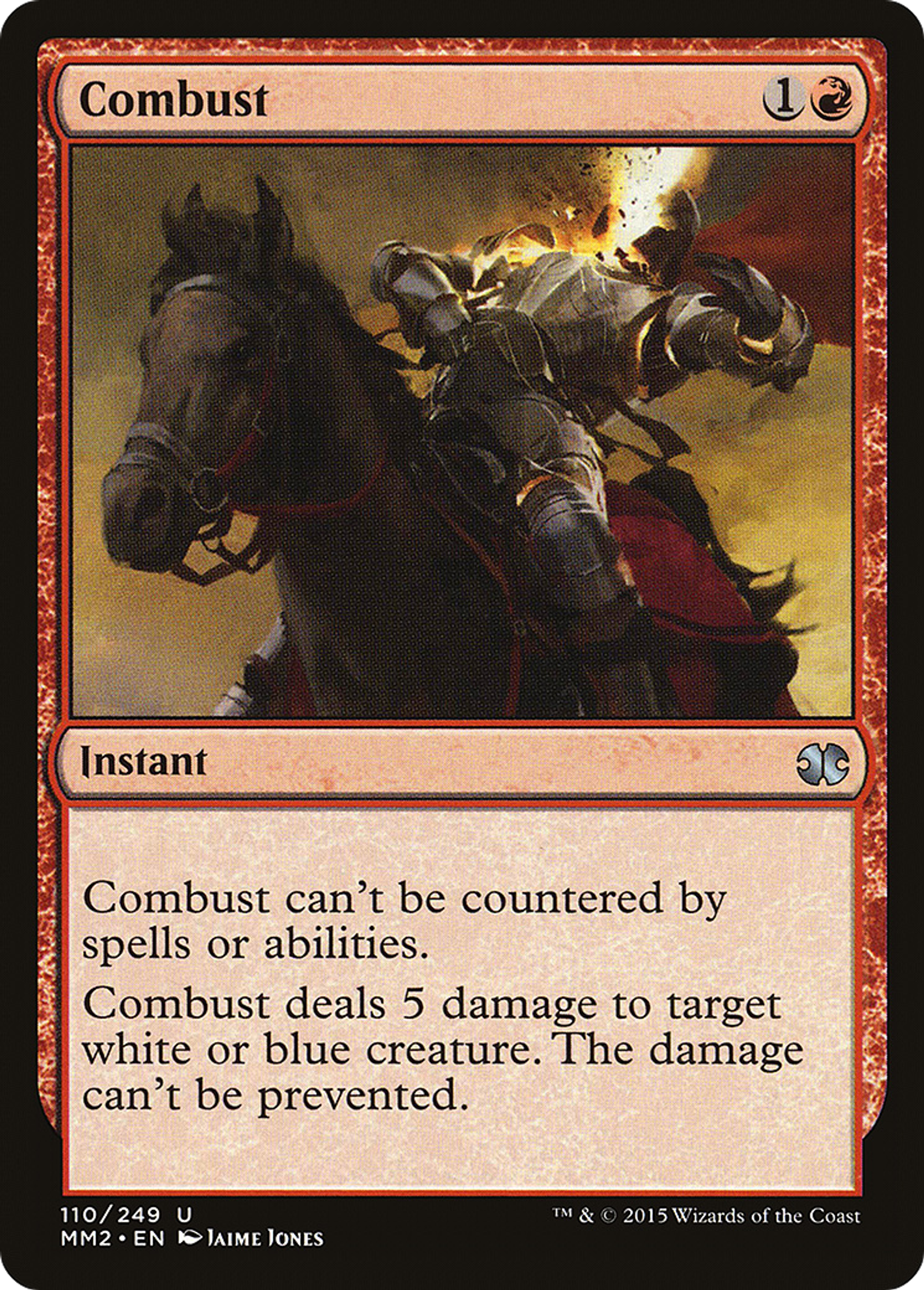 Combust — Modern Masters 2015 — Magic: The Gathering