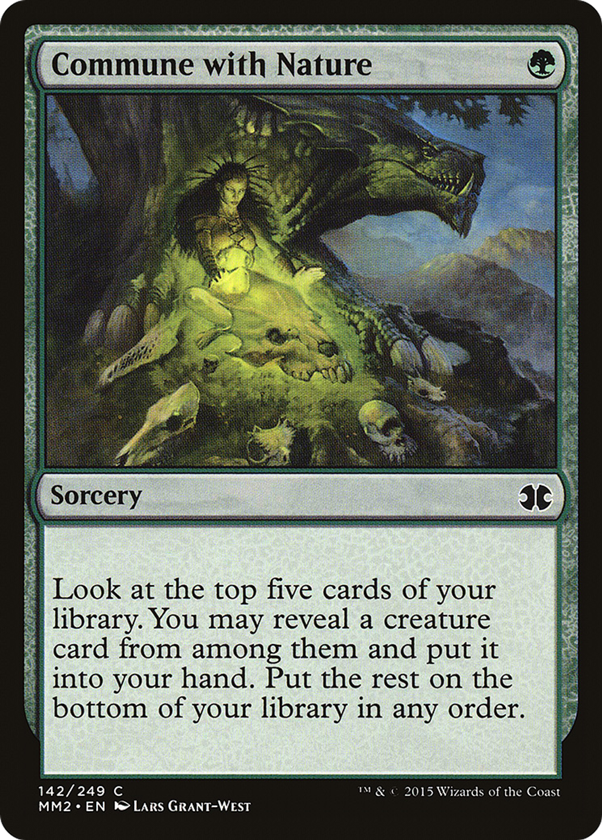 Communion avec la nature — Modern Masters 2015 — Magic: The Gathering