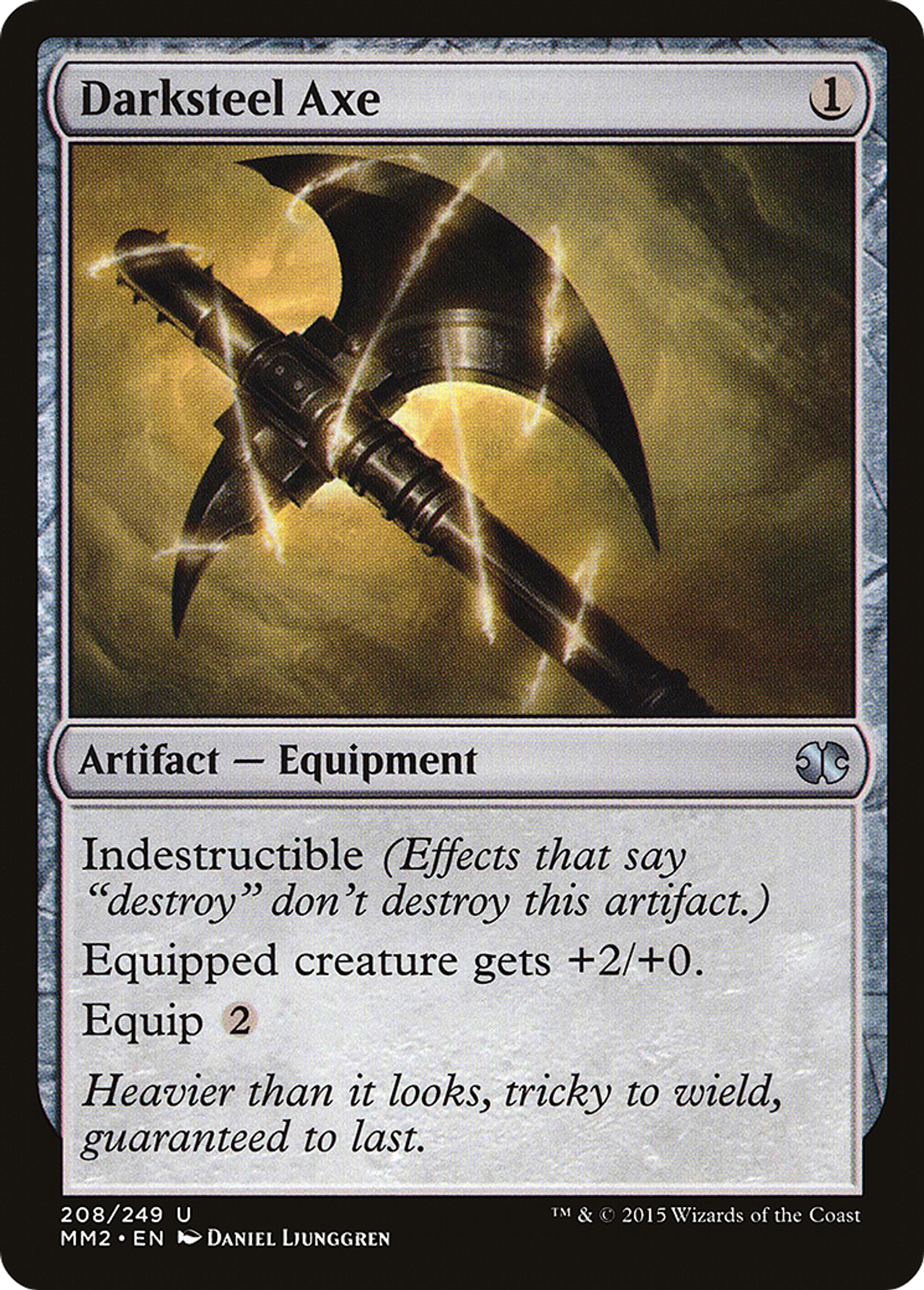 Darksteel Axe — Modern Masters 2015 — Magic: The Gathering