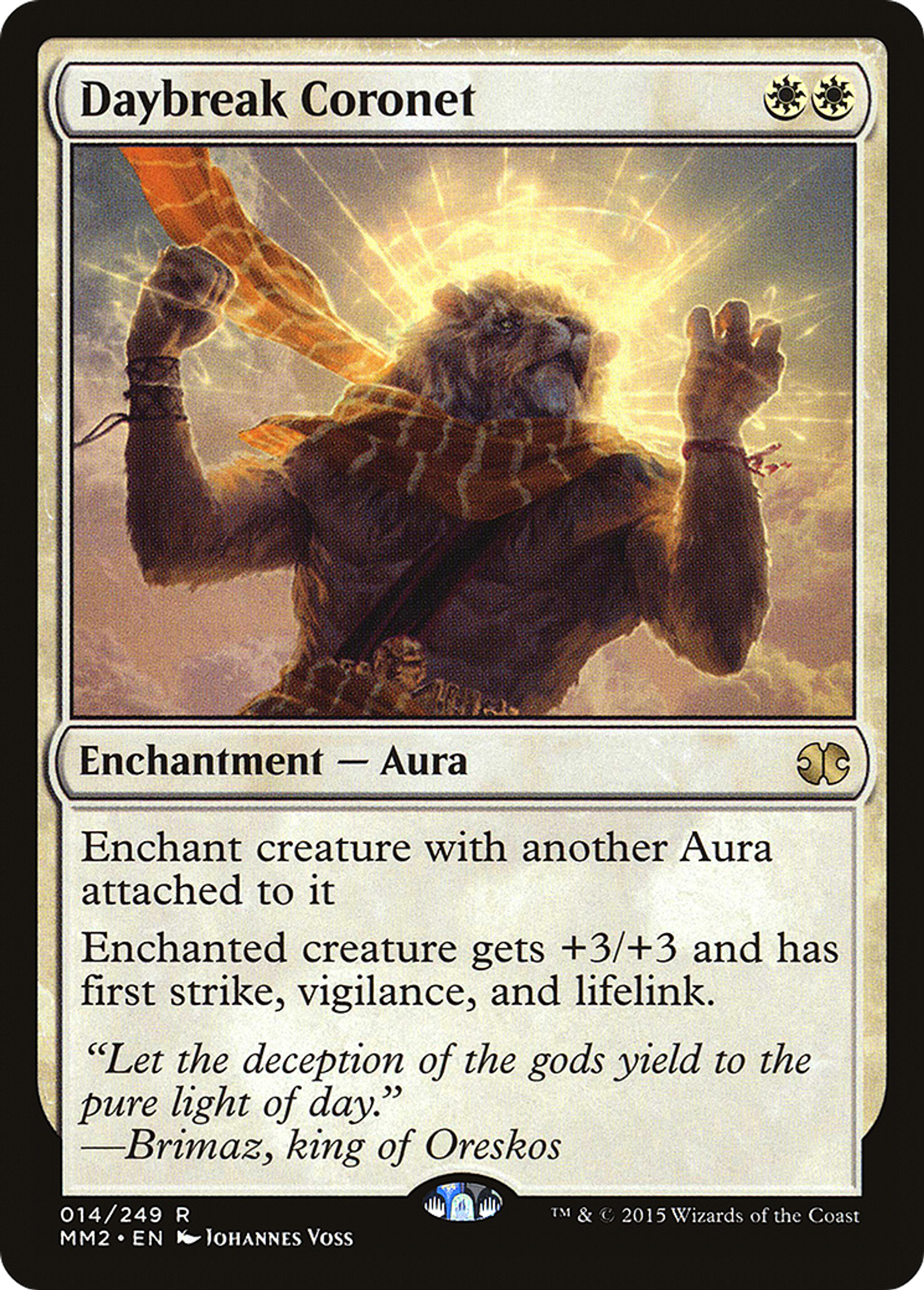 Daybreak Coronet — Modern Masters 2015 — Magic: The Gathering