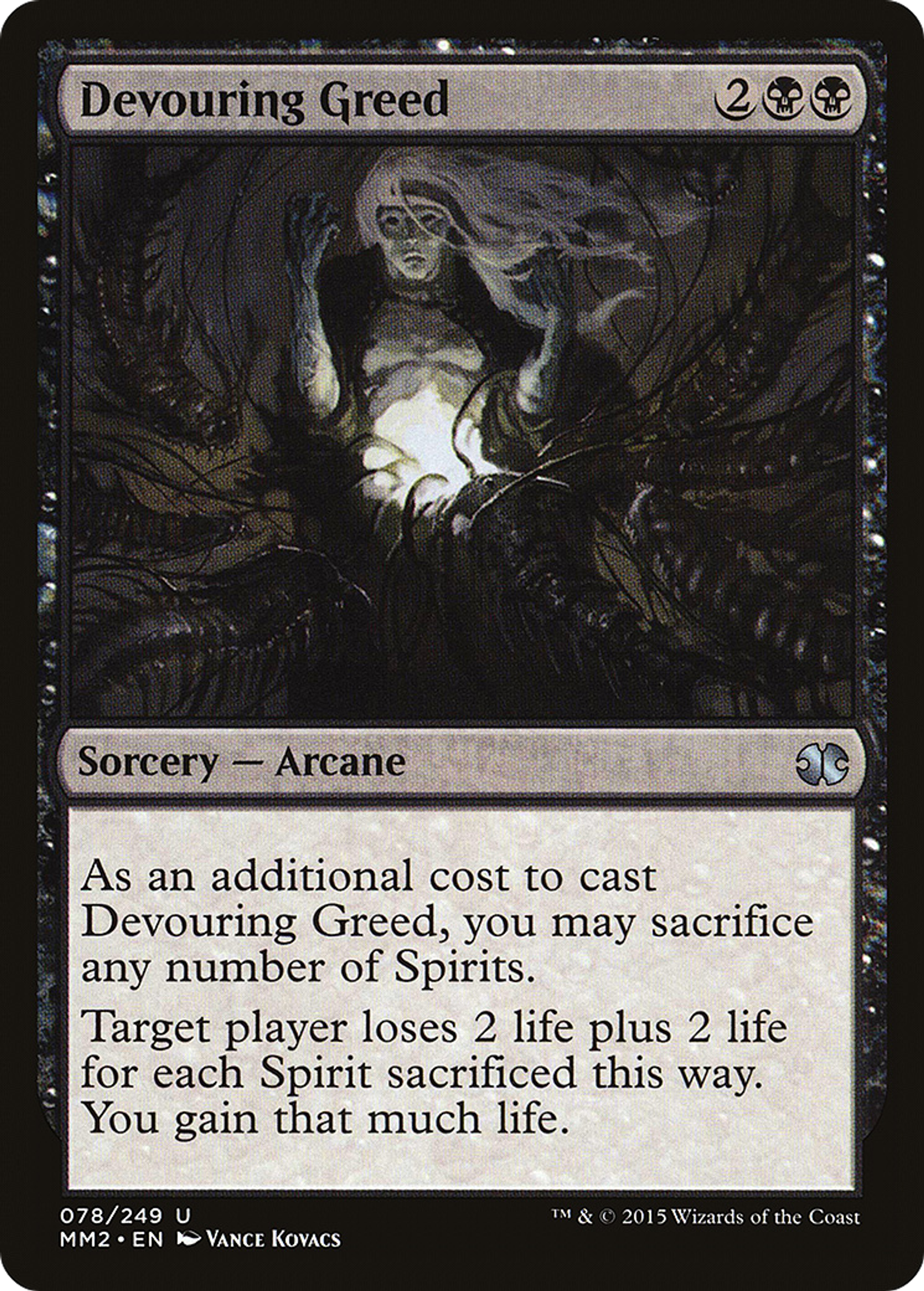 Devouring Greed — Modern Masters 2015 — Magic: The Gathering