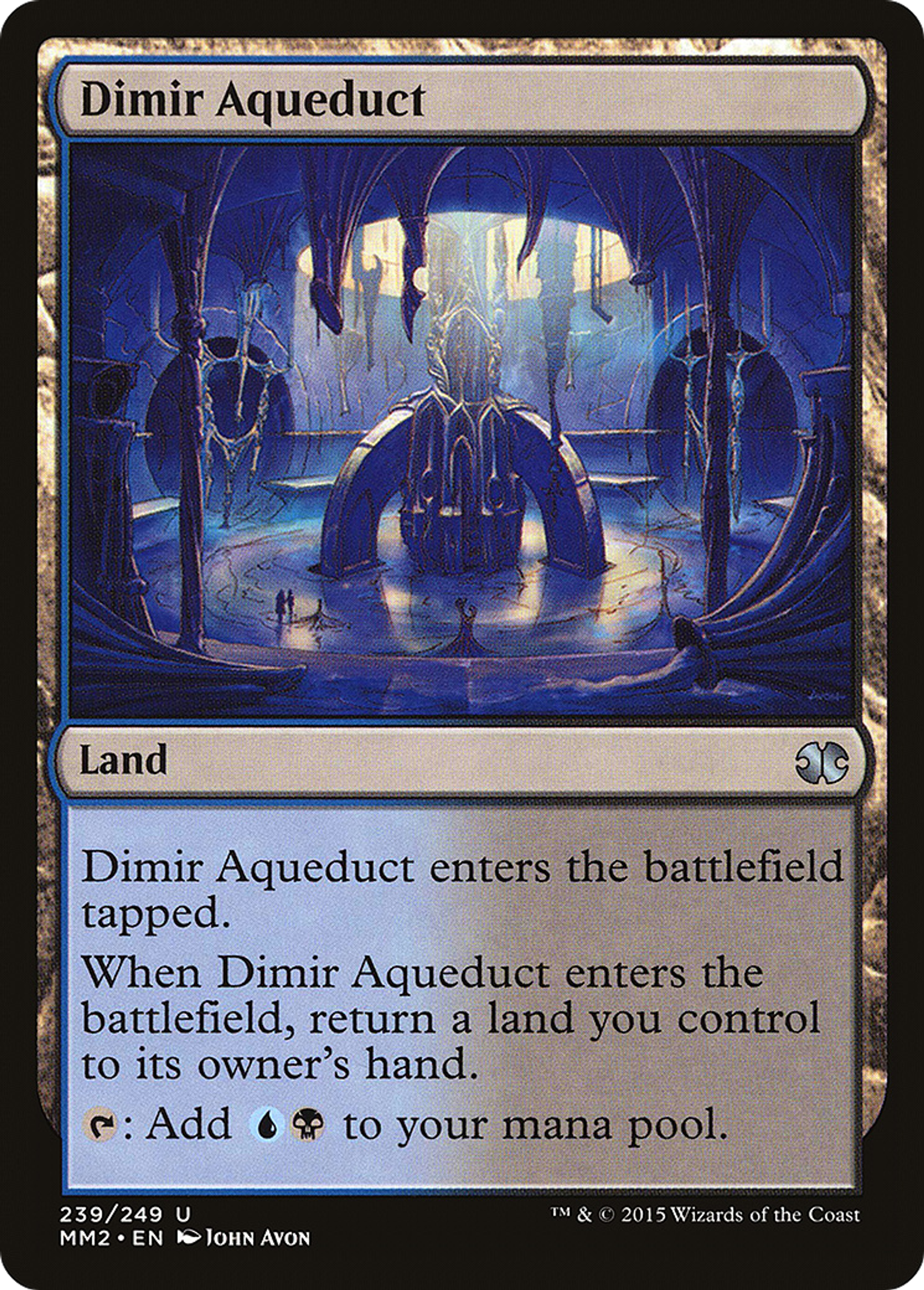 Dimir Aqueduct — Modern Masters 2015 — Magic: The Gathering