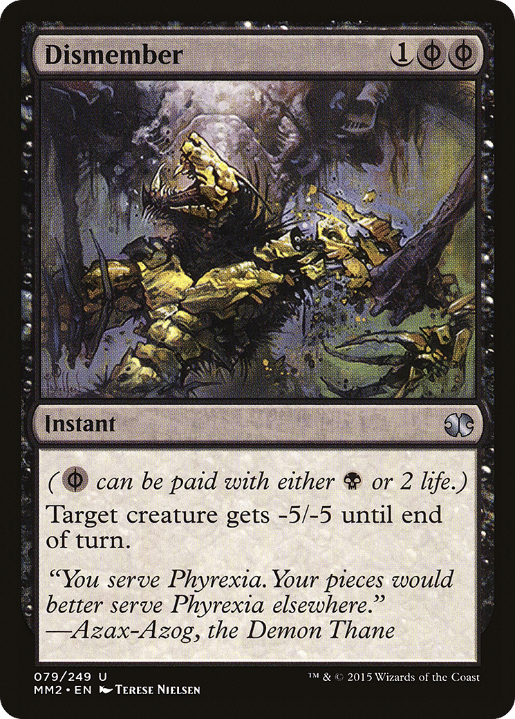 Dismember — Modern Masters 2015 — Magic: The Gathering