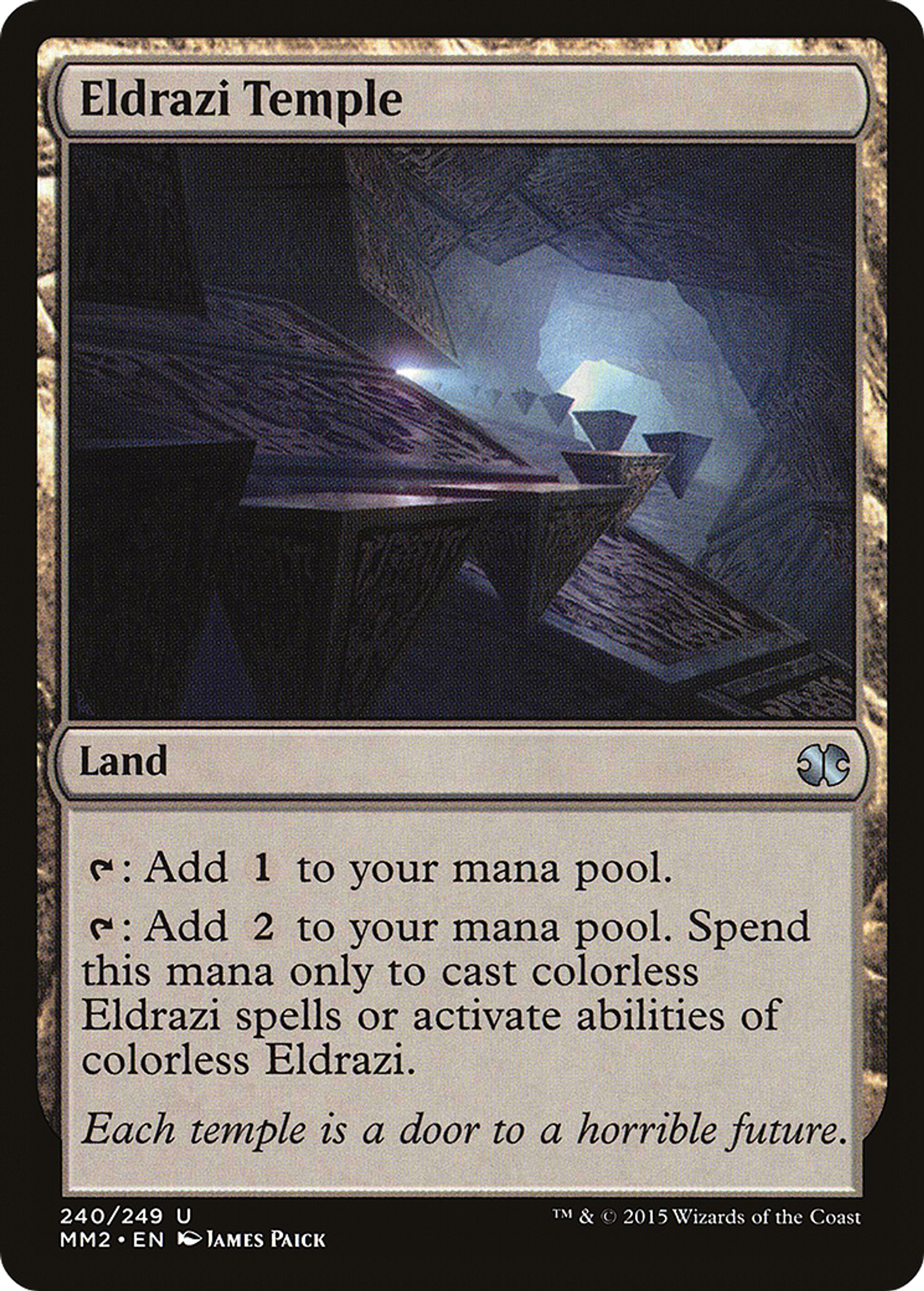 Eldrazi Temple — Modern Masters 2015 — Magic: The Gathering