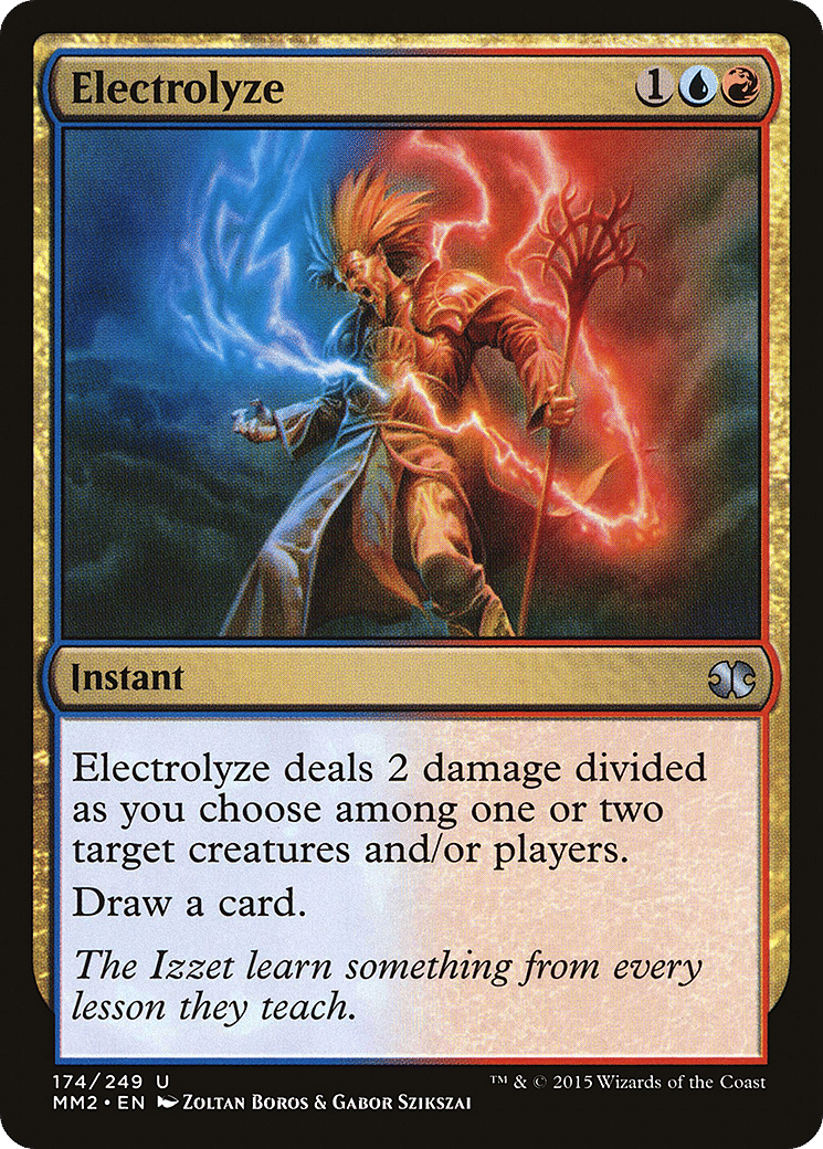 Electrolyze — Modern Masters 2015 — Magic: The Gathering