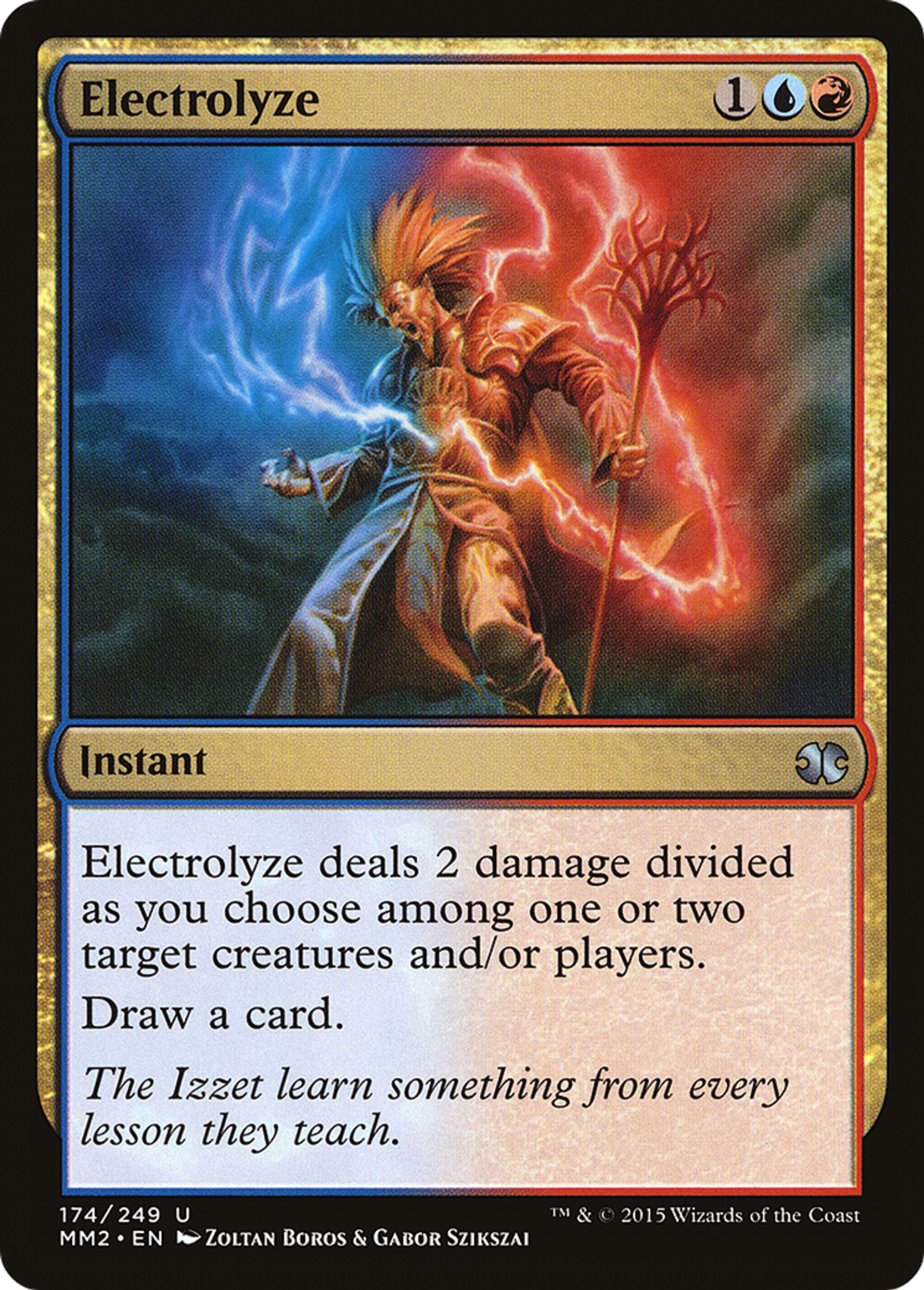 Electrolyze — Modern Masters 2015 — Magic: The Gathering