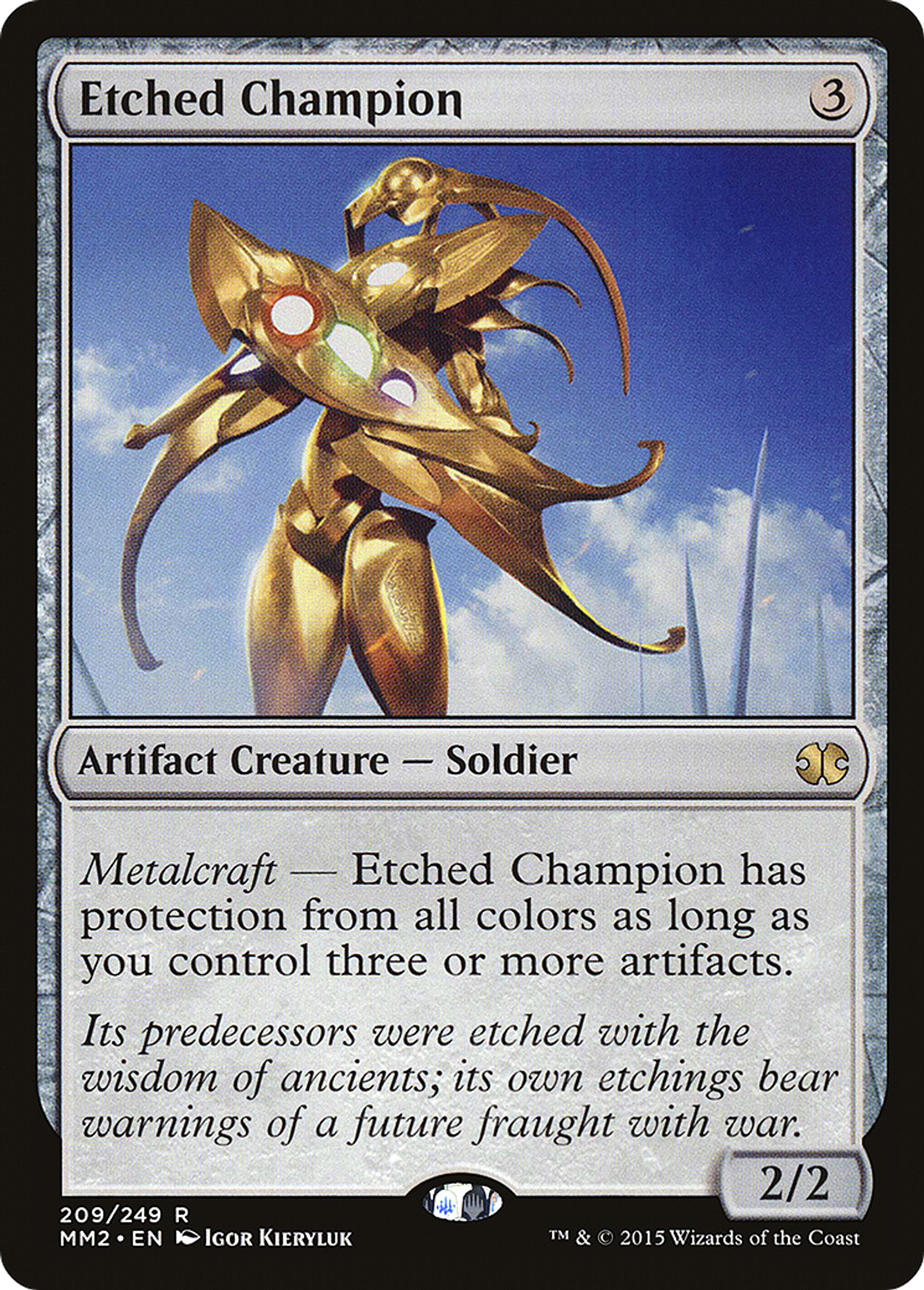 Etched Champion — Modern Masters 2015 — Magic: The Gathering