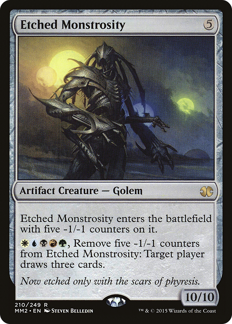 Etched Monstrosity — Modern Masters 2015 — Magic: The Gathering