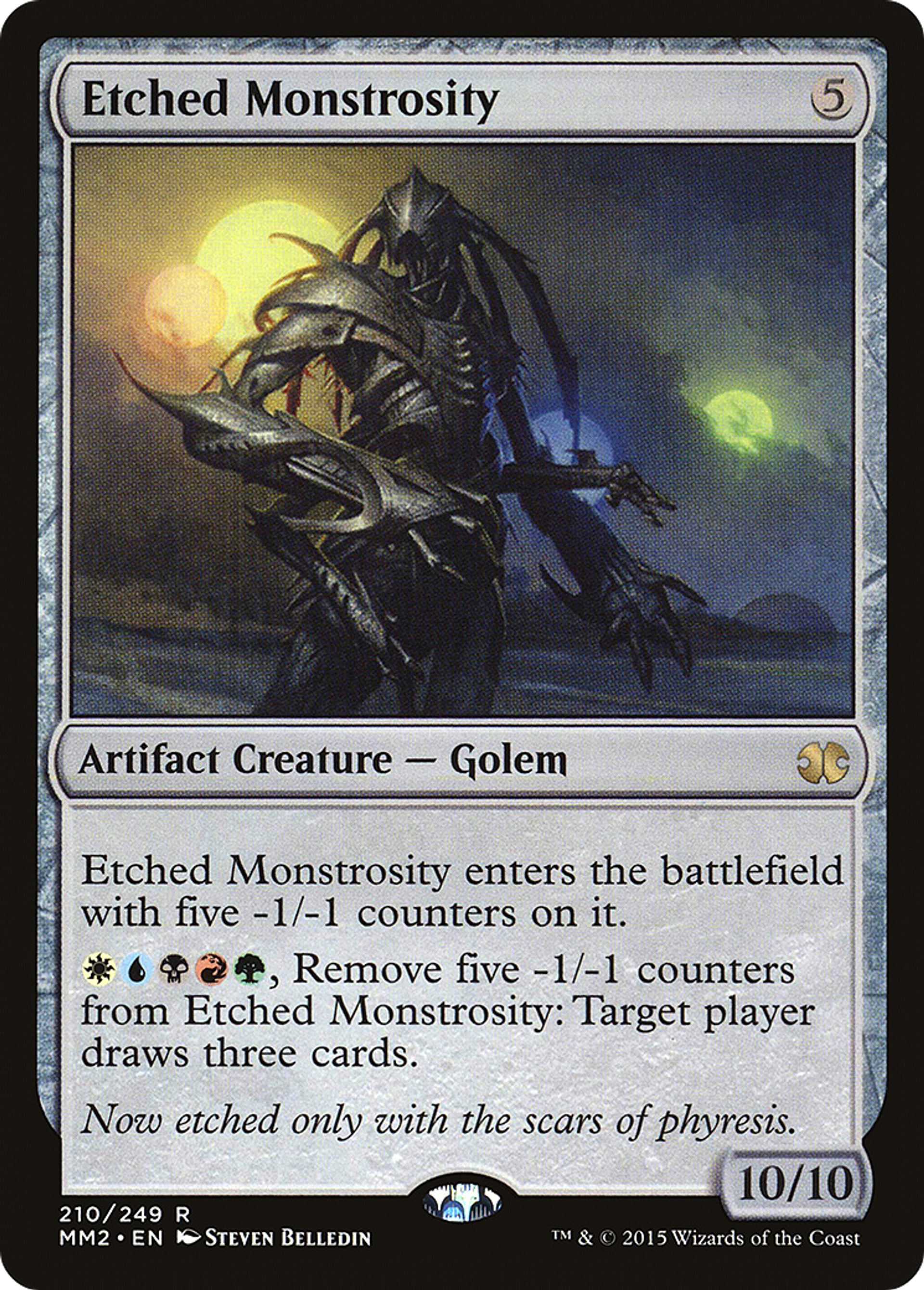 Etched Monstrosity — Modern Masters 2015 — Magic: The Gathering
