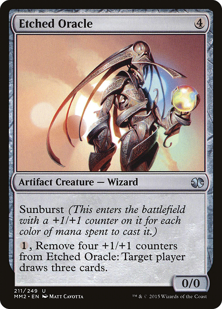 Etched Oracle — Modern Masters 2015 — Magic: The Gathering