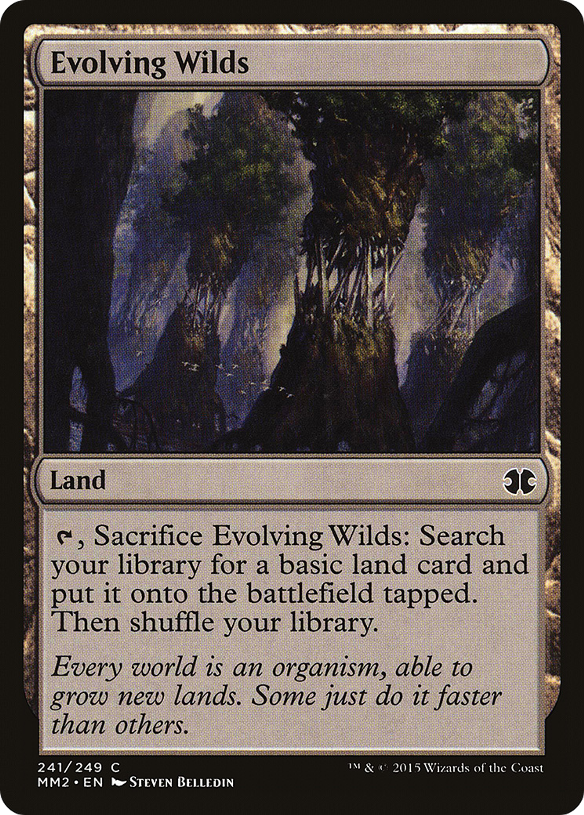 Evolving Wilds — Modern Masters 2015 — Magic: The Gathering