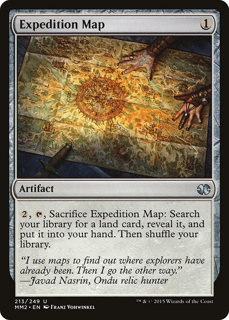 Expedition Map — Modern Masters 2015 — Magic: The Gathering