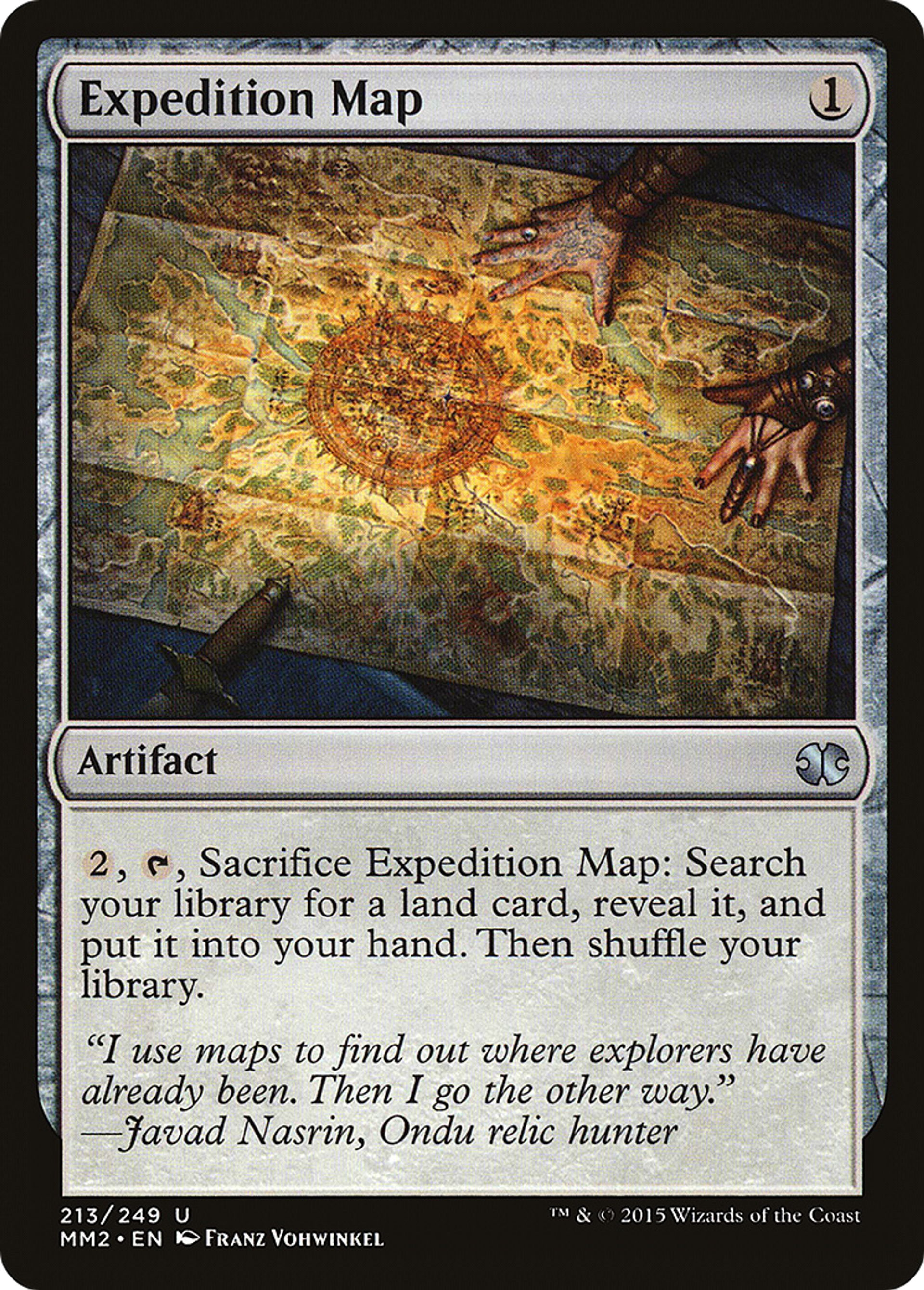 Expedition Map — Modern Masters 2015 — Magic: The Gathering