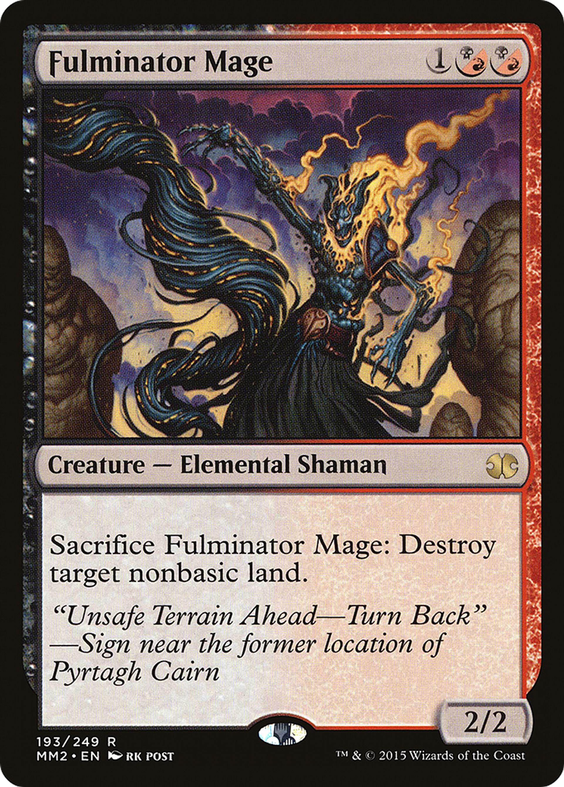 Fulminator Mage — Modern Masters 2015 — Magic: The Gathering