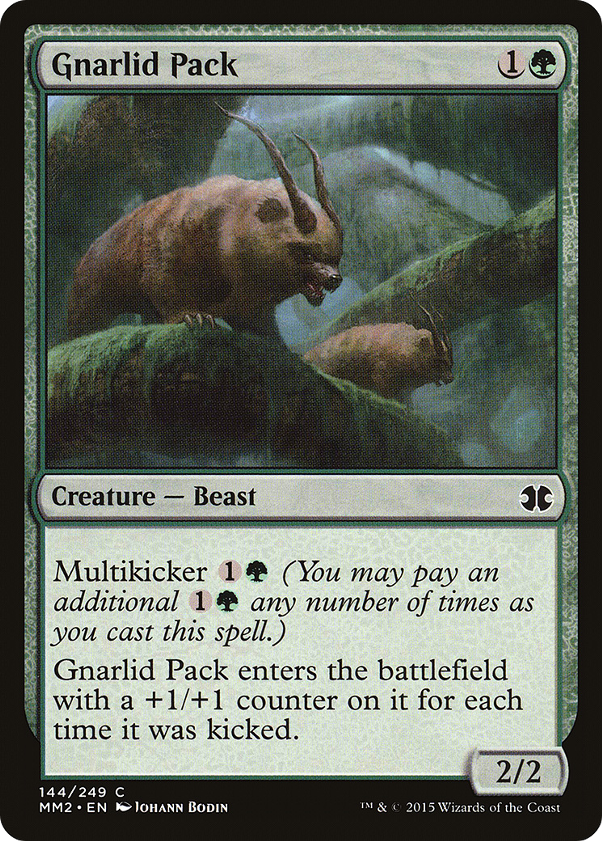 Gnarlid Pack — Modern Masters 2015 — Magic: The Gathering