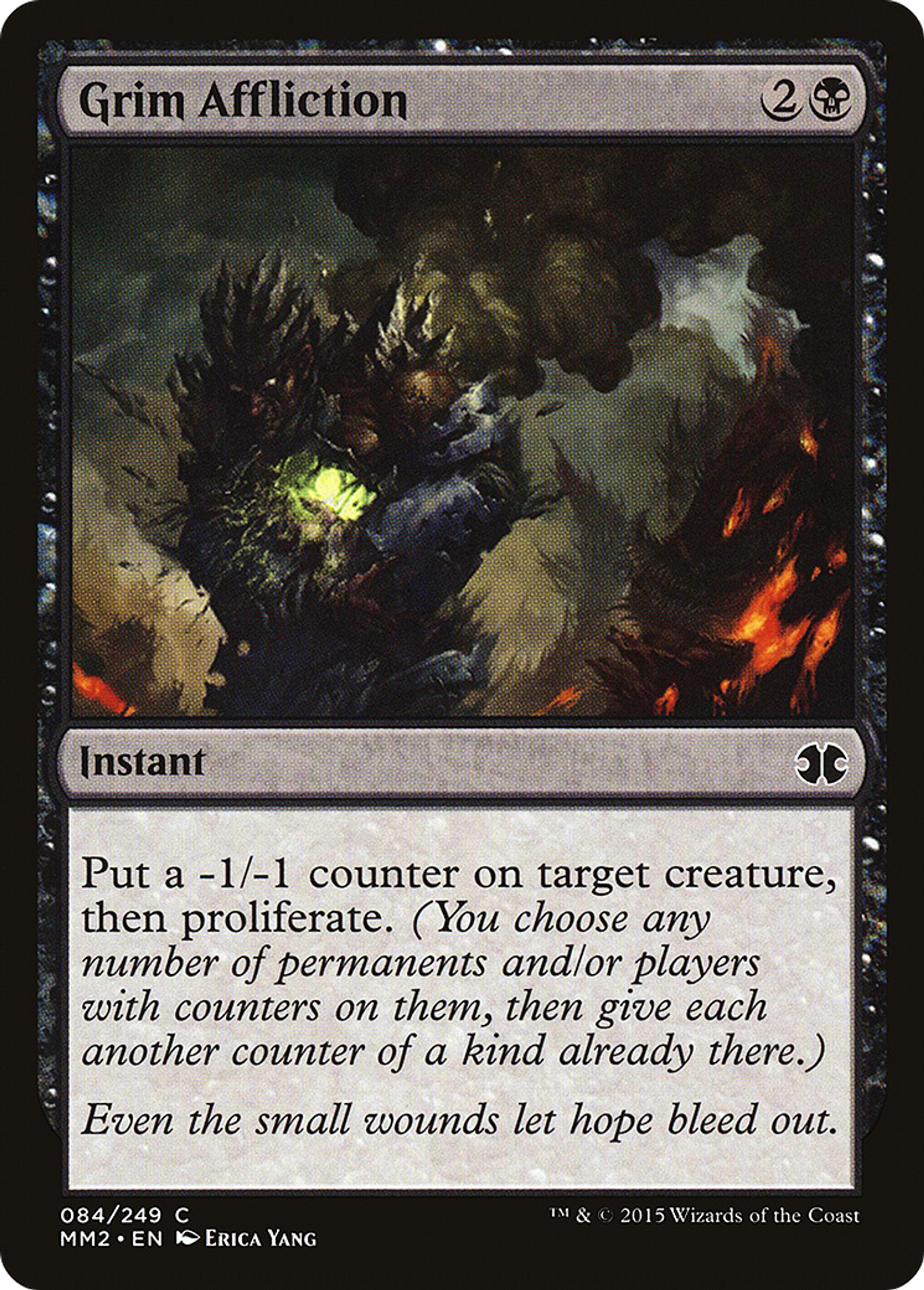 Grim Affliction — Modern Masters 2015 — Magic: The Gathering