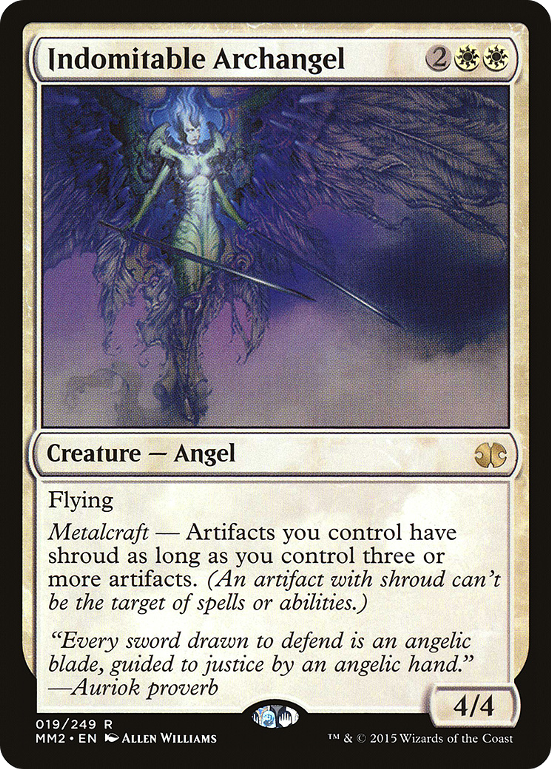 Archange indomptable — Modern Masters 2015 — Magic: The Gathering