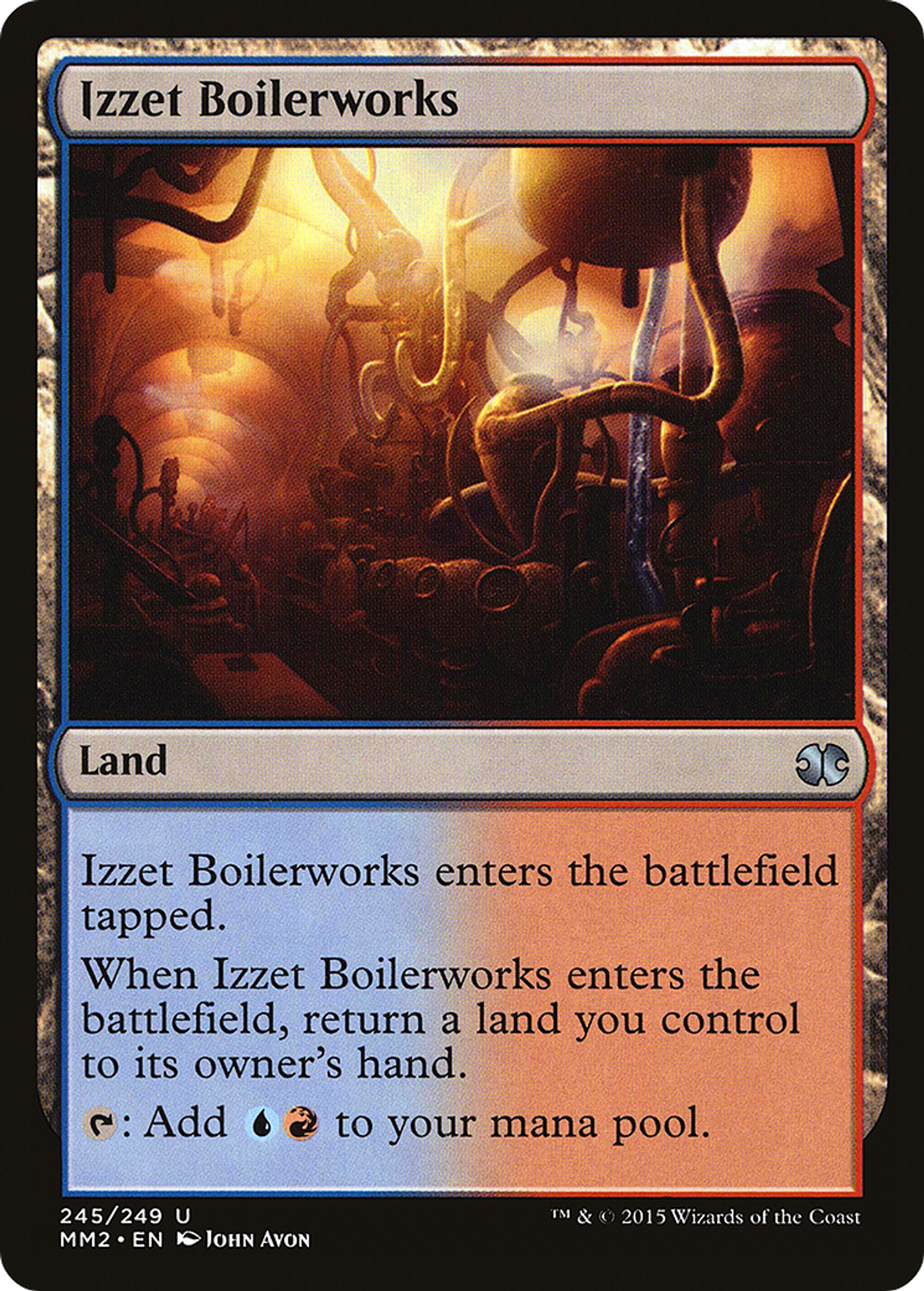 Izzet Boilerworks — Modern Masters 2015 — Magic: The Gathering