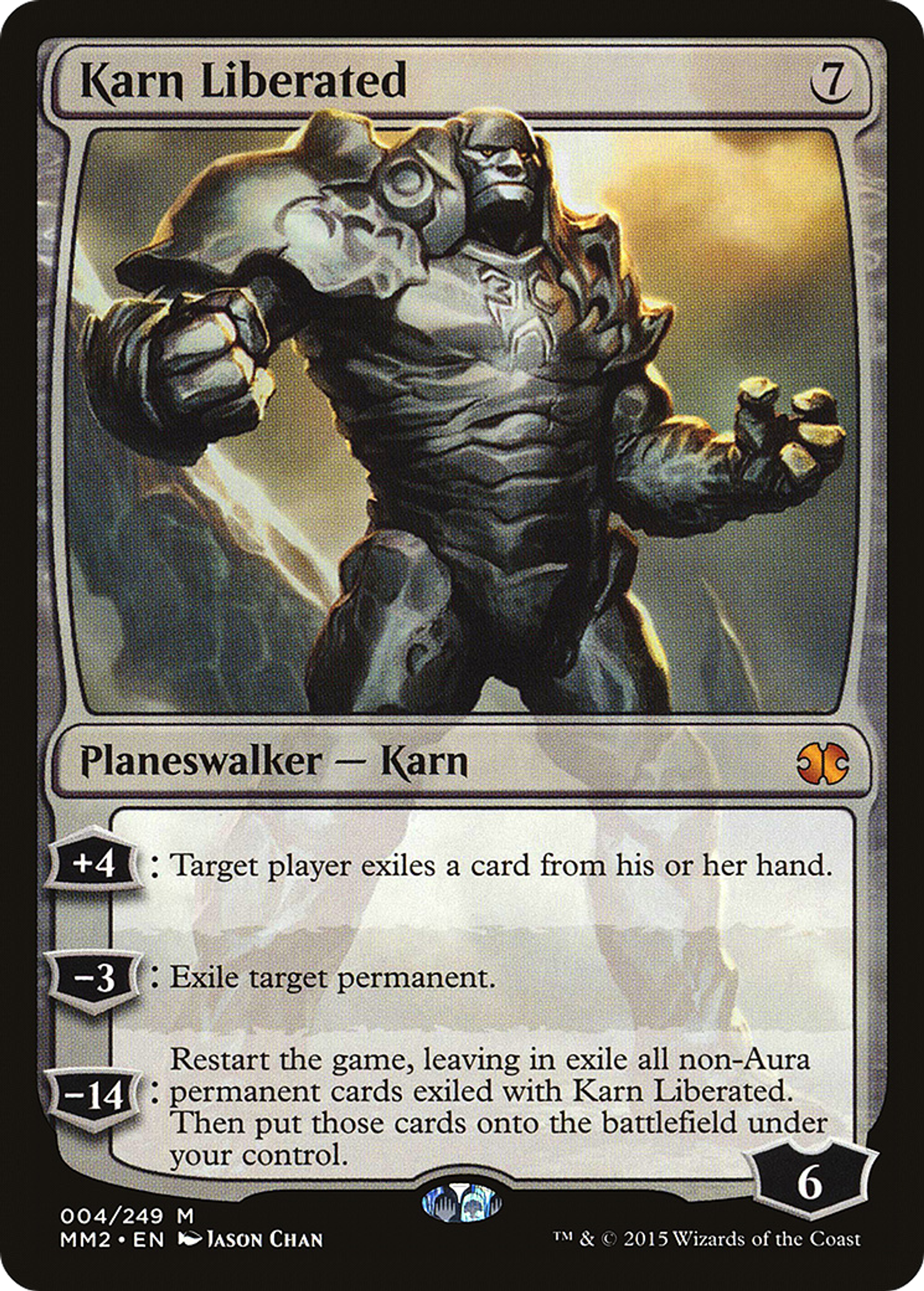Karn Liberated — Modern Masters 2015 — Magic: The Gathering