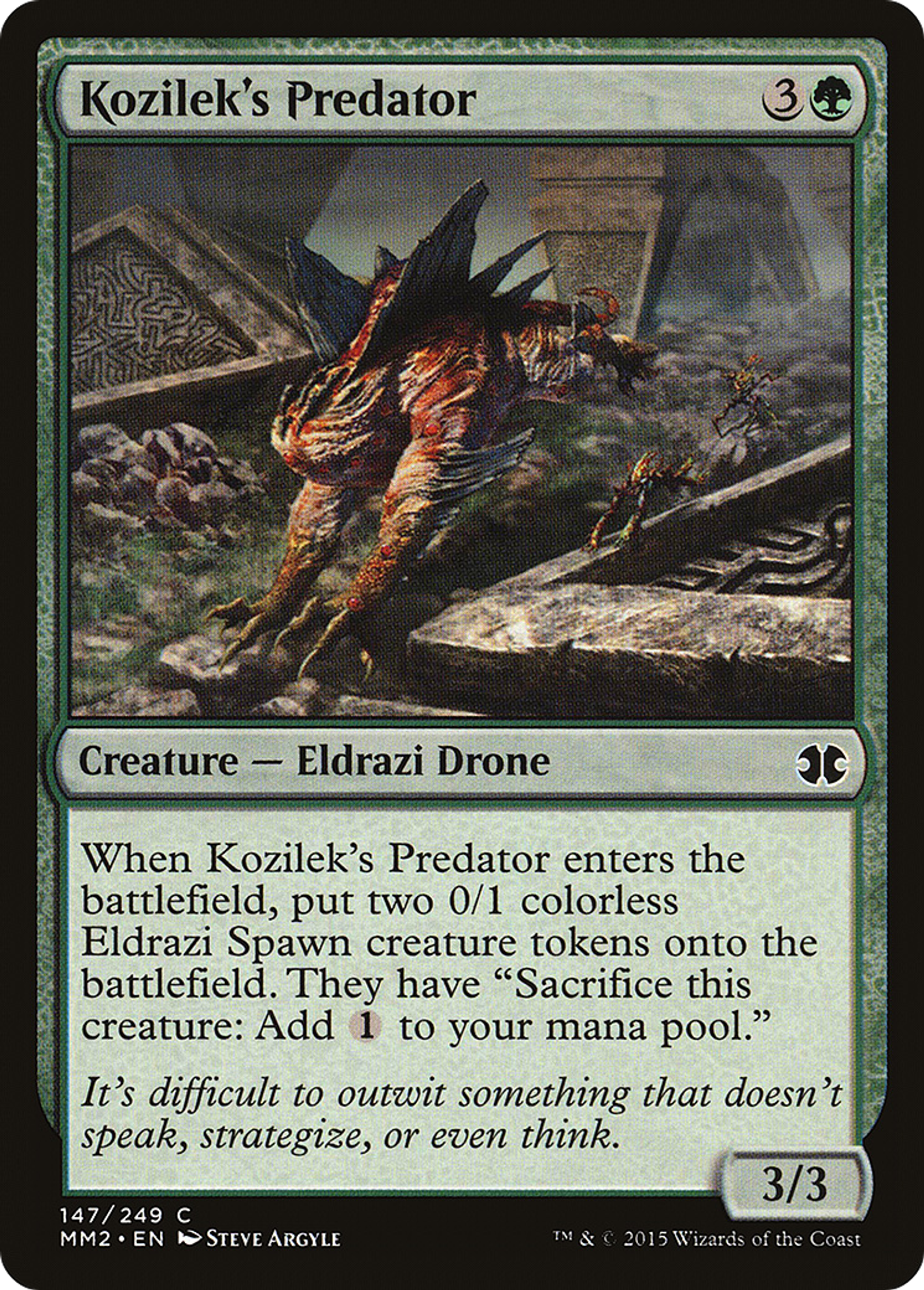 Kozilek's Predator — Modern Masters 2015 — Magic: The Gathering
