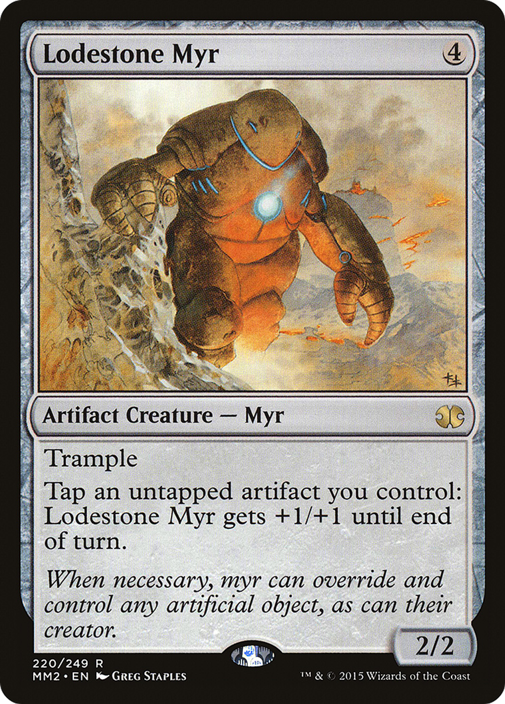 Lodestone Myr — Modern Masters 2015 — Magic: The Gathering