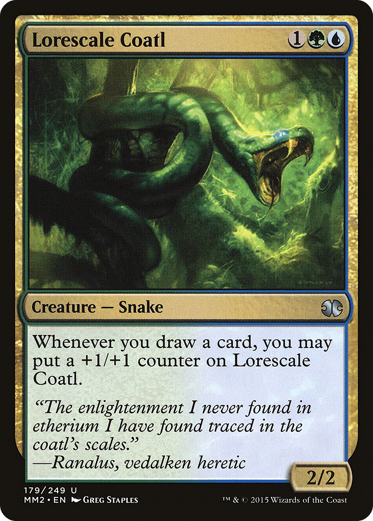 Lorescale Coatl — Modern Masters 2015 — Magic: The Gathering