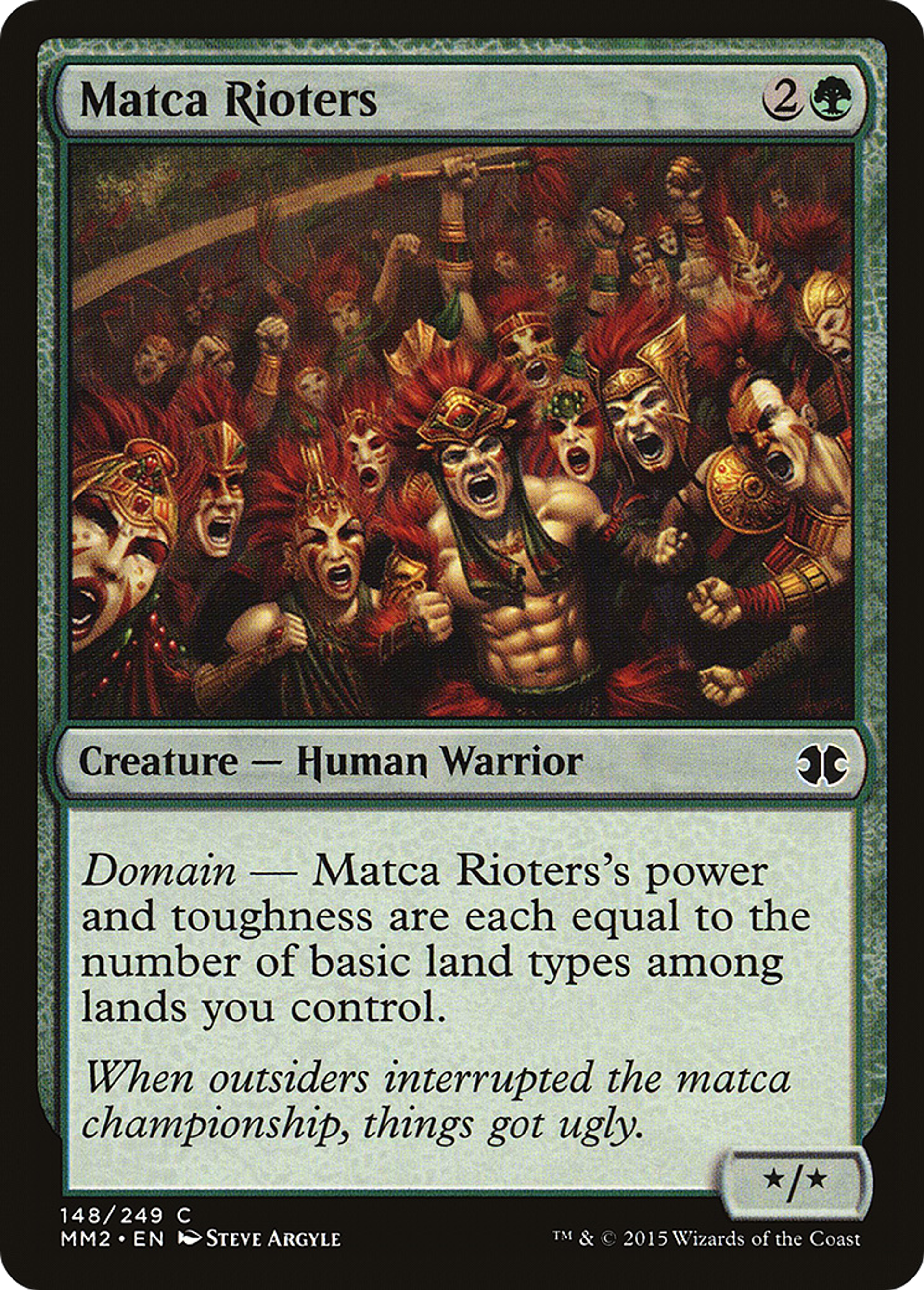 Matca Rioters — Modern Masters 2015 — Magic: The Gathering