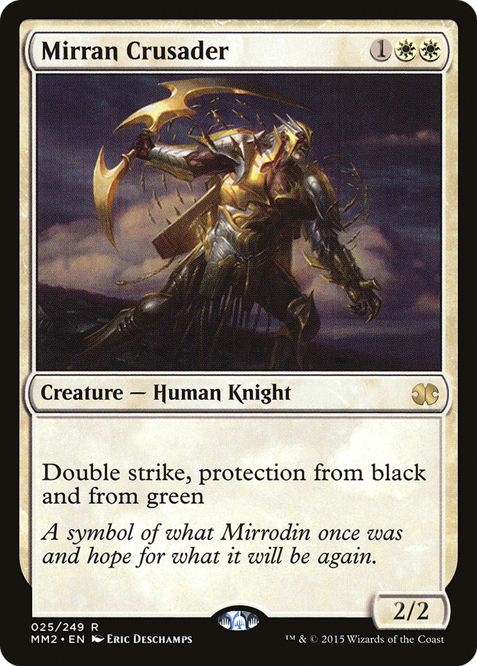 Mirran Crusader — Modern Masters 2015 — Magic: The Gathering