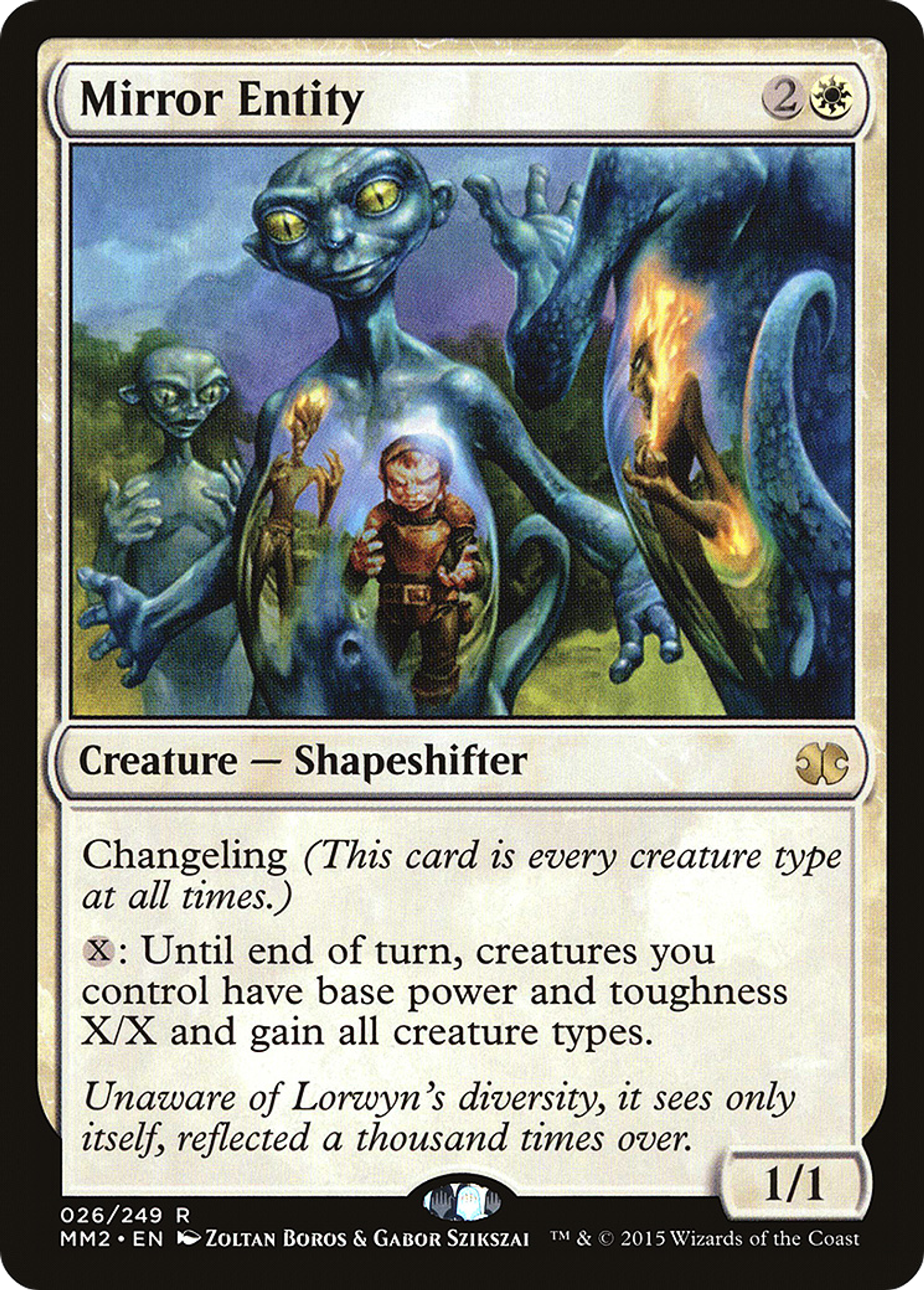 Mirror Entity — Modern Masters 2015 — Magic: The Gathering
