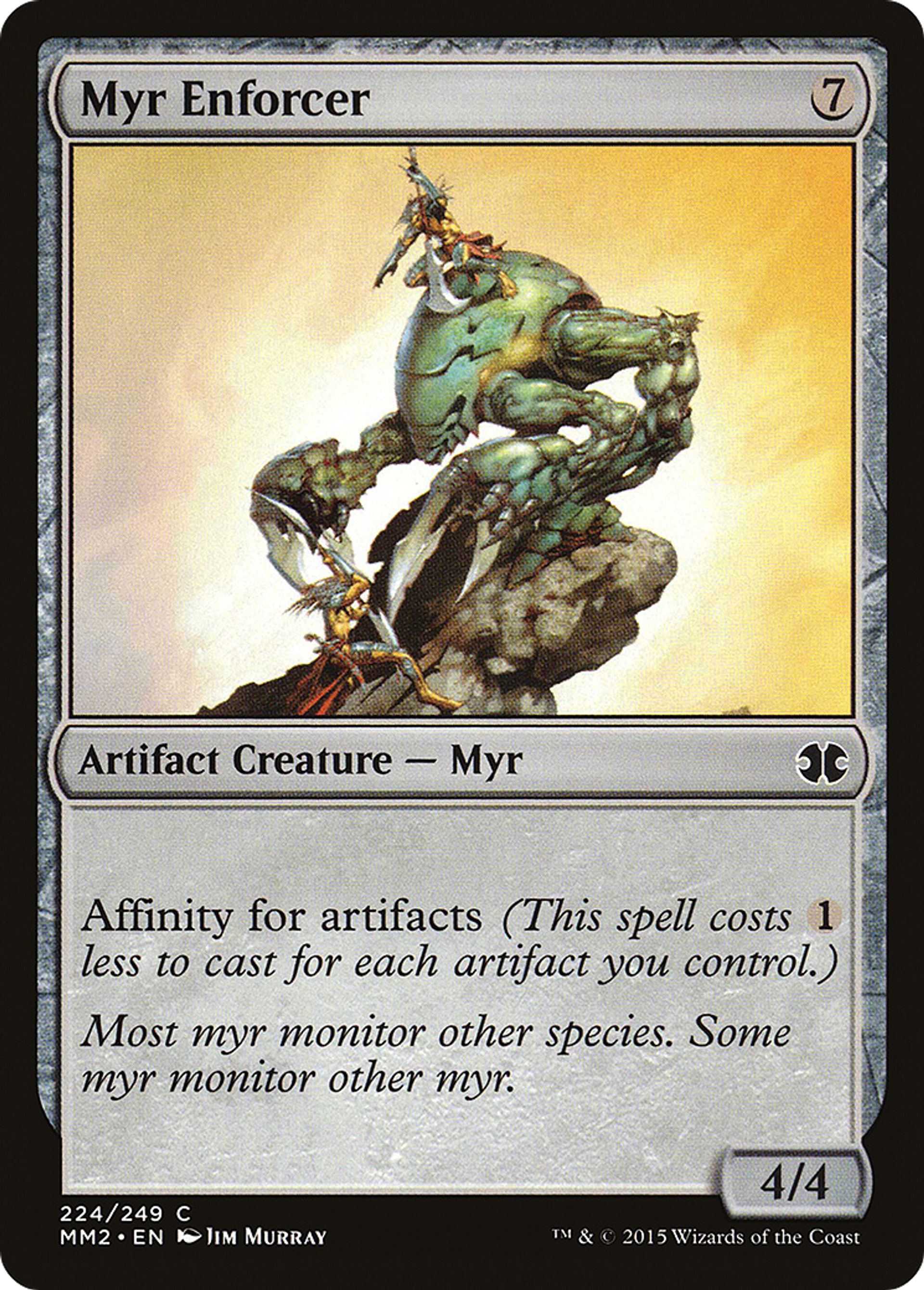 Myr Enforcer — Modern Masters 2015 — Magic: The Gathering