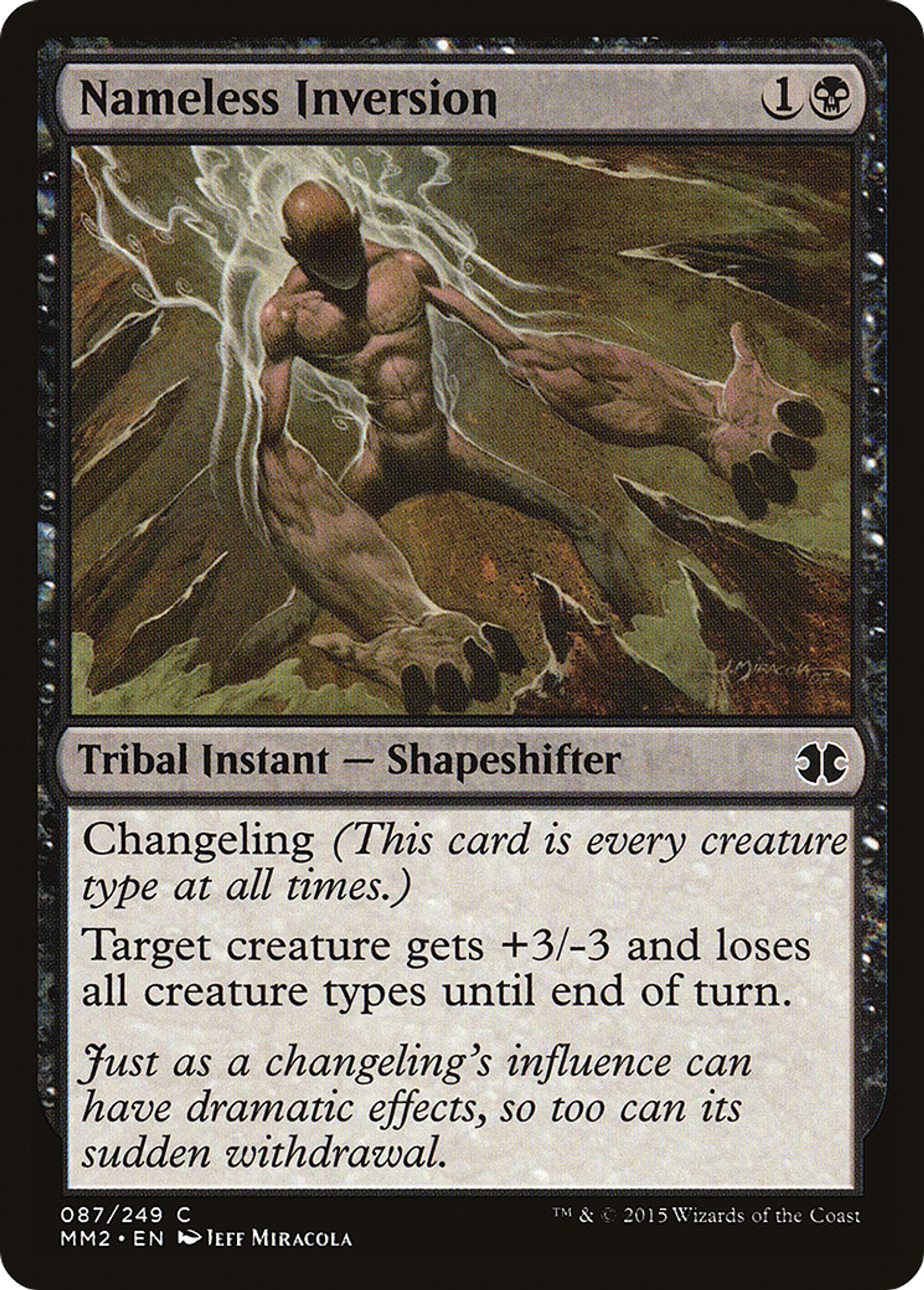 Nameless Inversion — Modern Masters 2015 — Magic: The Gathering