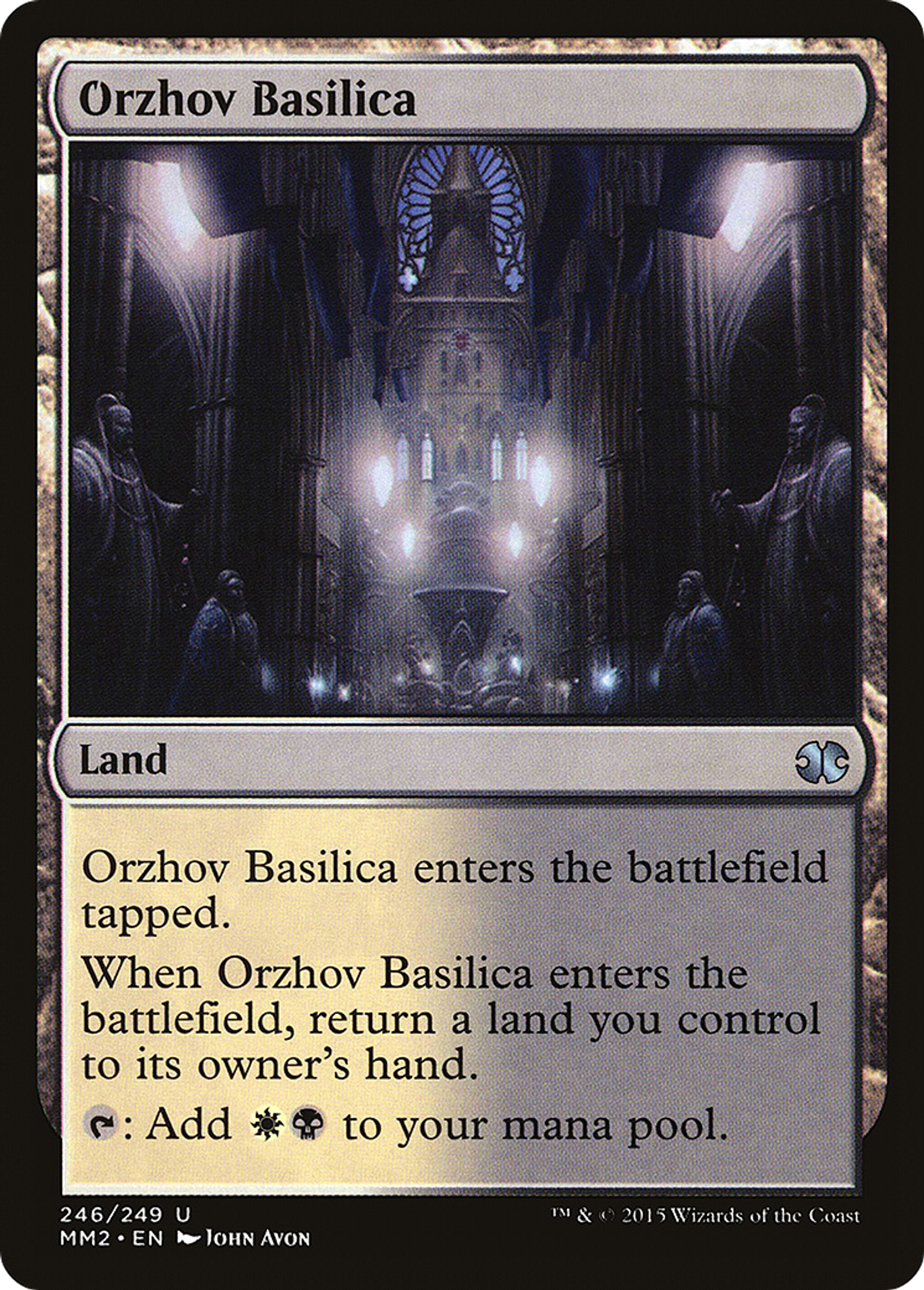 Orzhov Basilica — Modern Masters 2015 — Magic: The Gathering