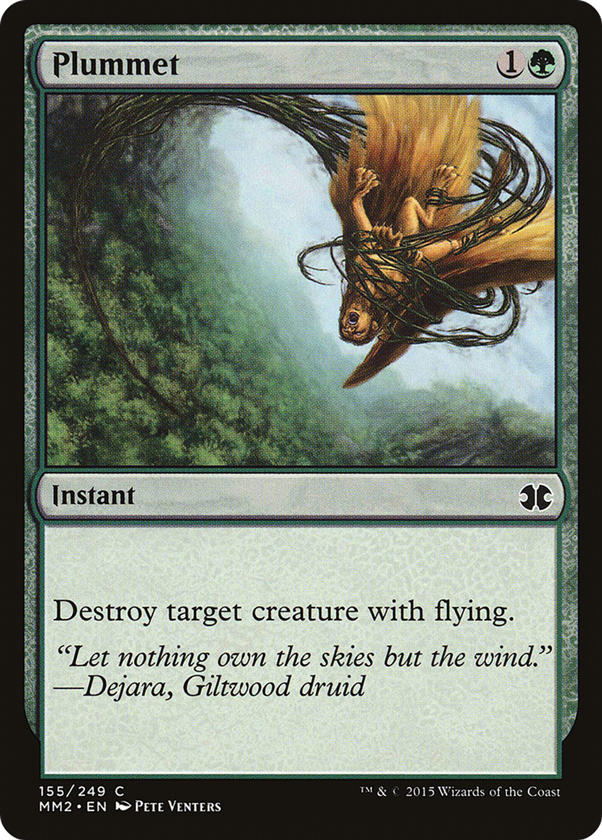 Plummet — Modern Masters 2015 — Magic: The Gathering
