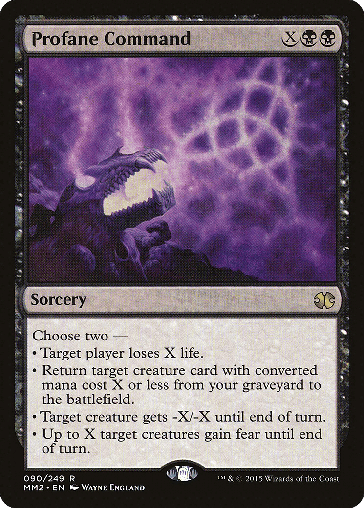 Profane Command — Modern Masters 2015 — Magic: The Gathering