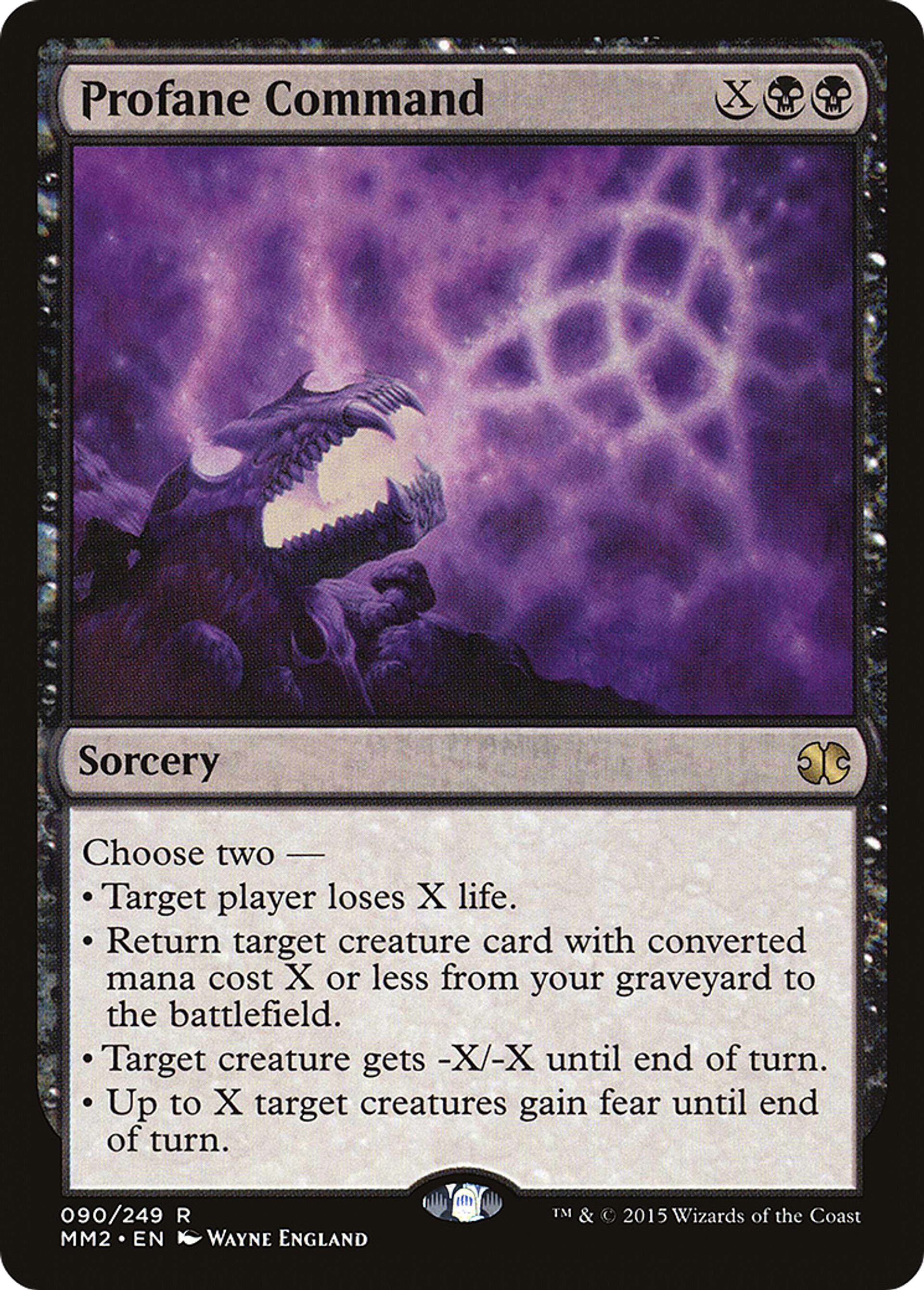Profane Command — Modern Masters 2015 — Magic: The Gathering