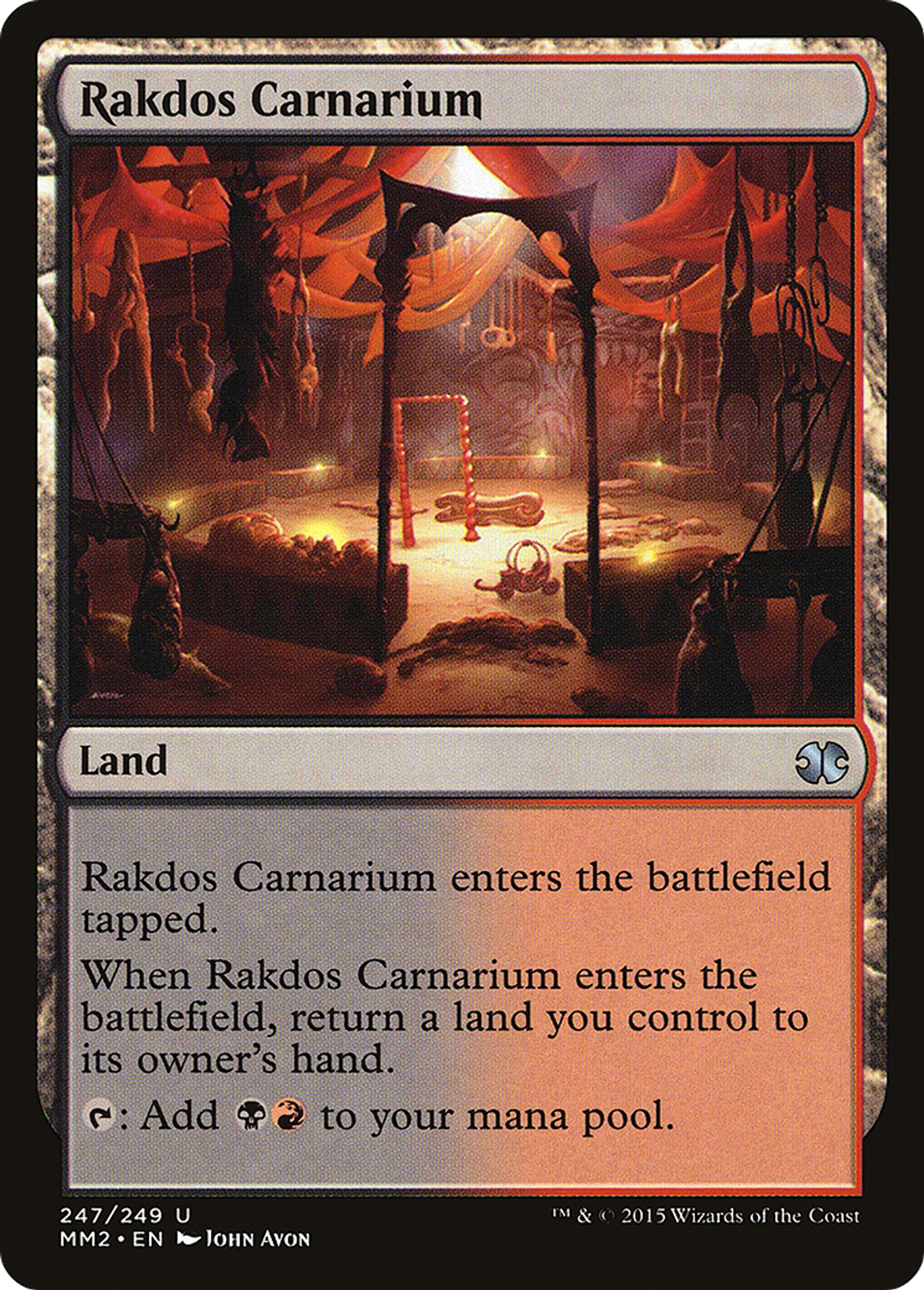 Rakdos Carnarium — Modern Masters 2015 — Magic: The Gathering