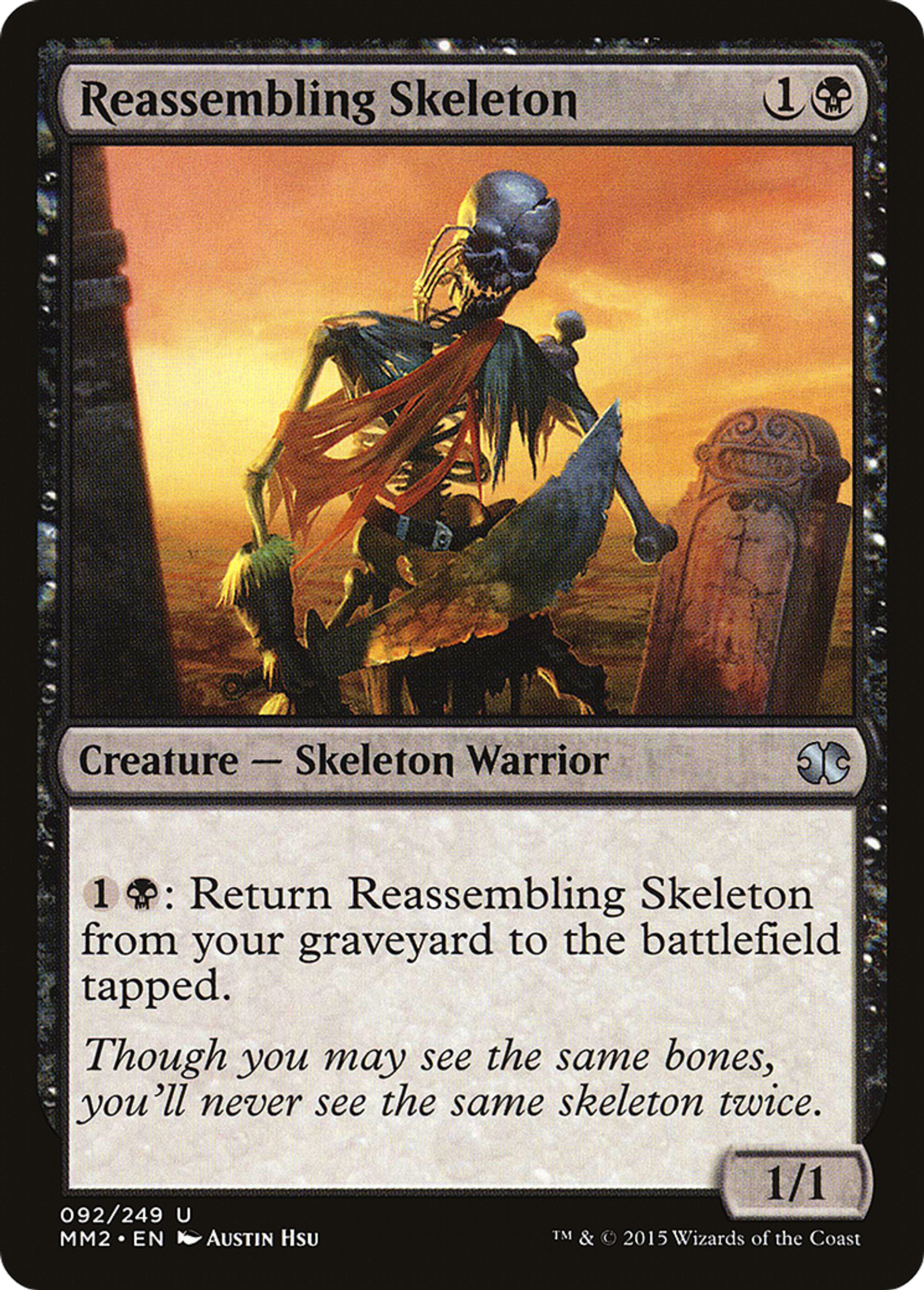Reassembling Skeleton — Modern Masters 2015 — Magic: The Gathering