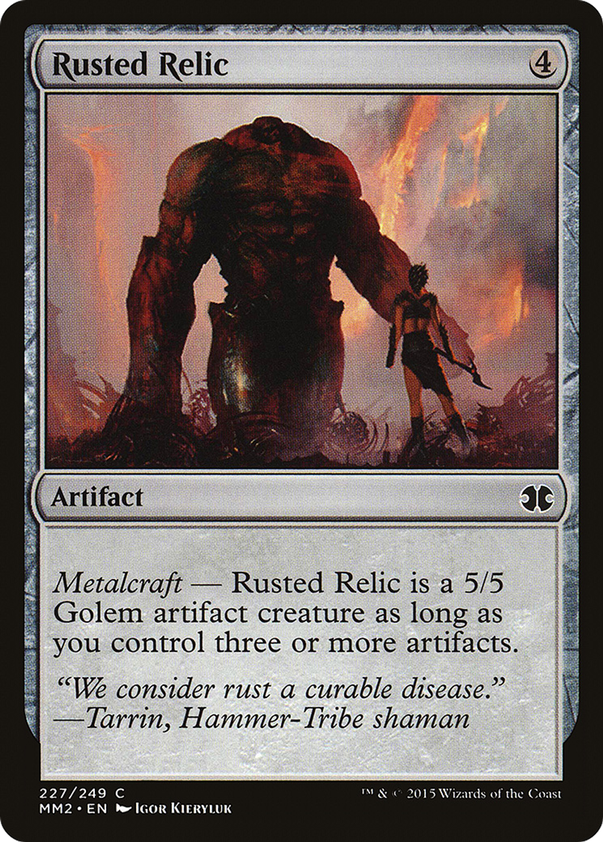 Rusted Relic — Modern Masters 2015 — Magic: The Gathering