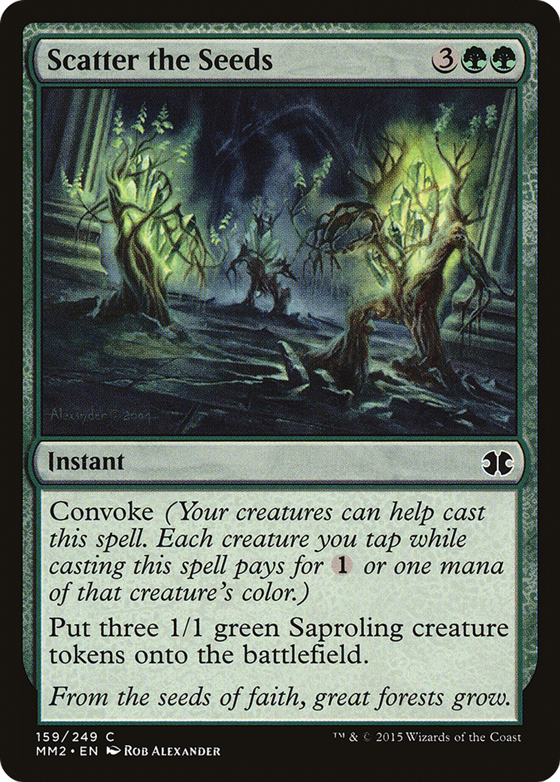 Scatter the Seeds — Modern Masters 2015 — Magic: The Gathering