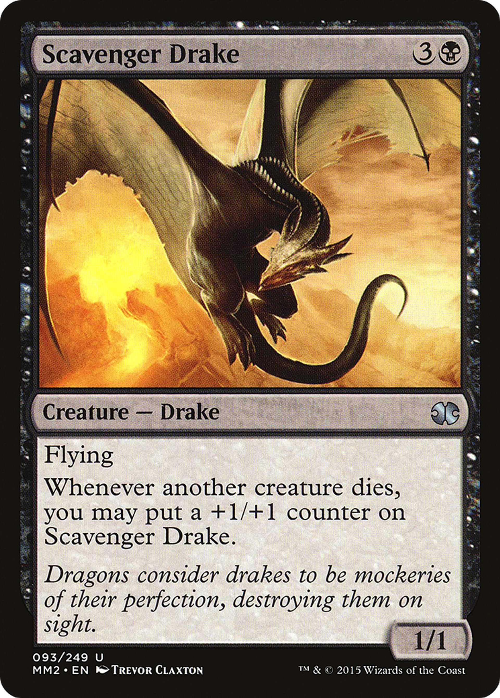 Scavenger Drake — Modern Masters 2015 — Magic: The Gathering