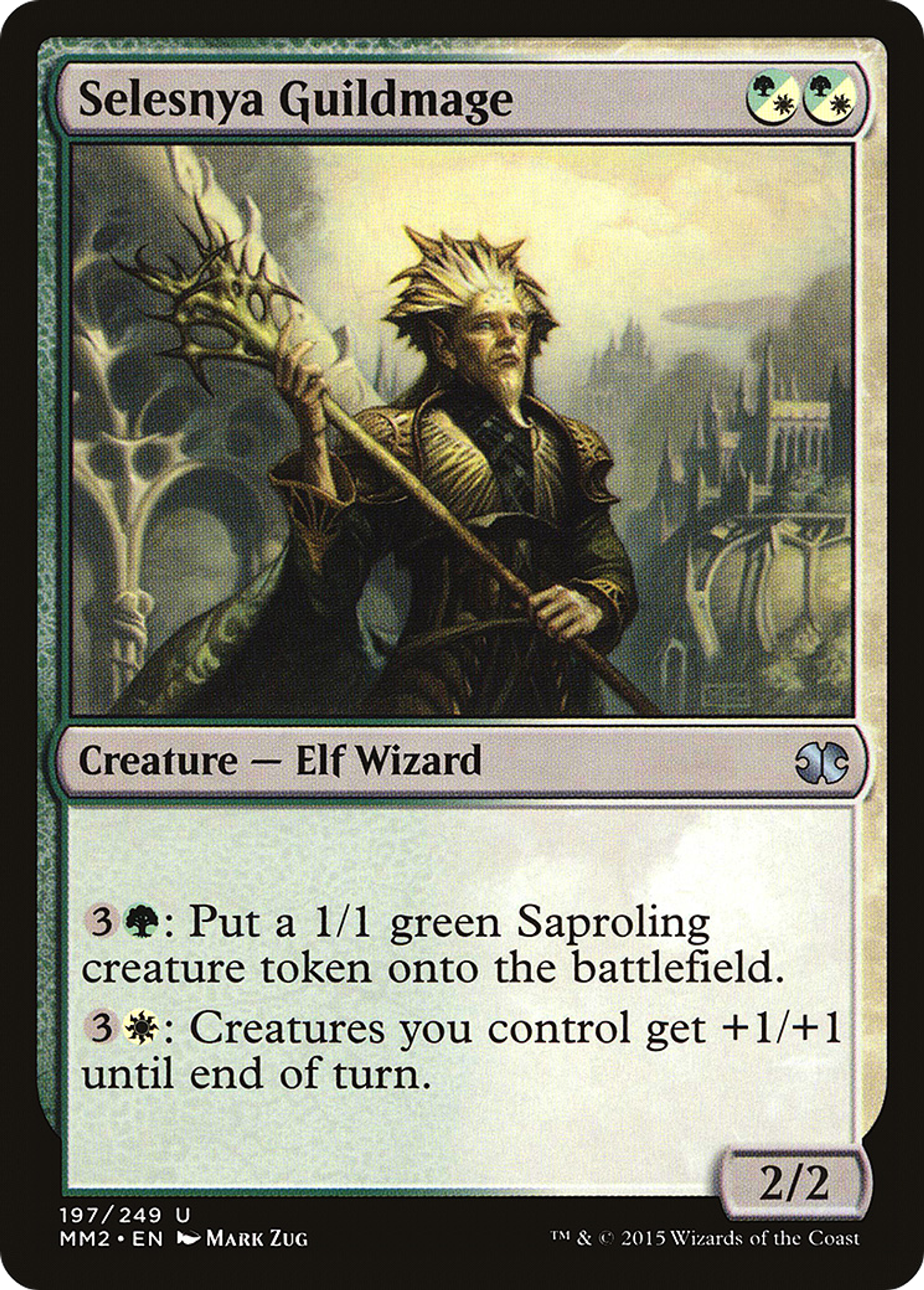 Selesnya Guildmage — Modern Masters 2015 — Magic: The Gathering